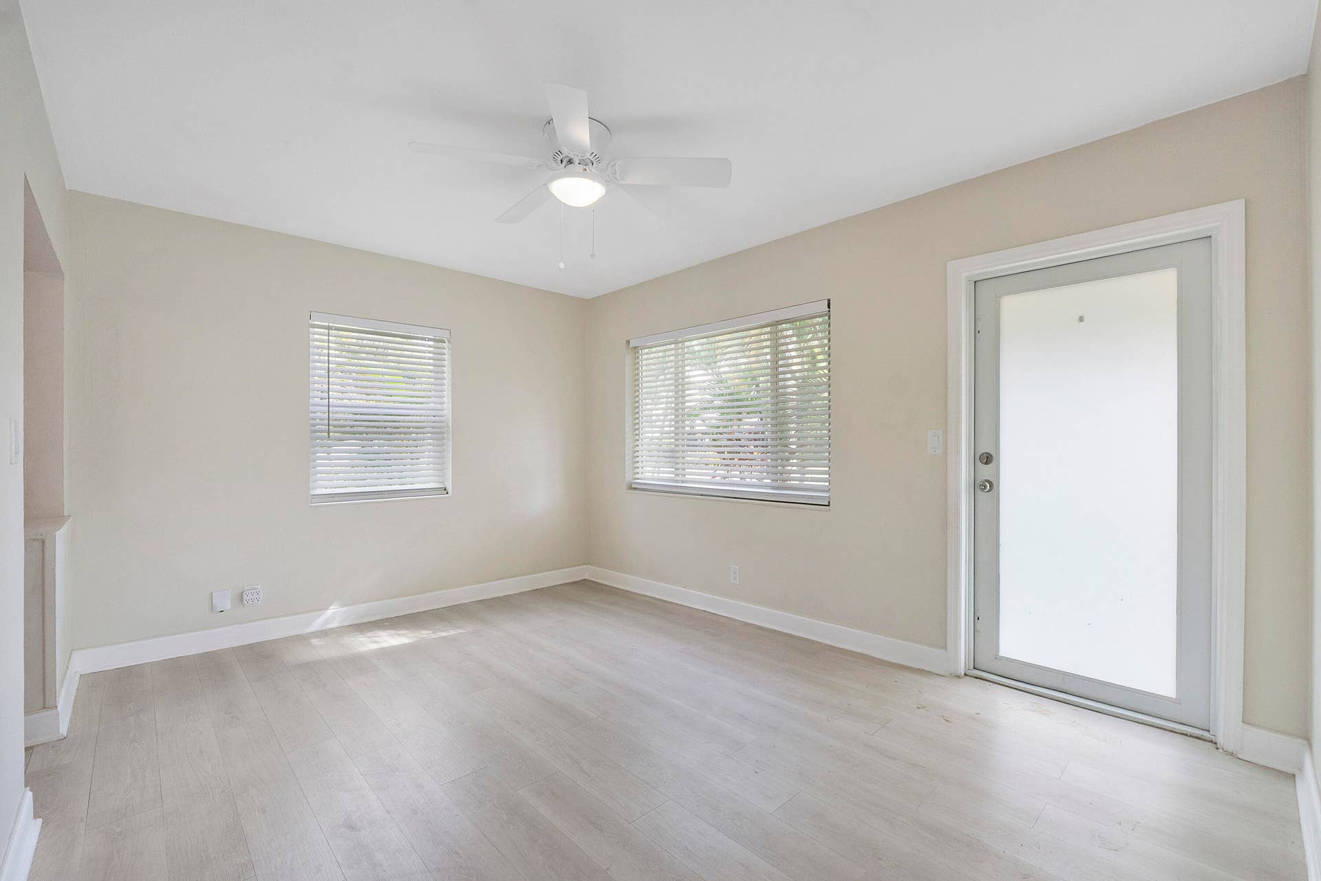 Entry door from front of home into your living room