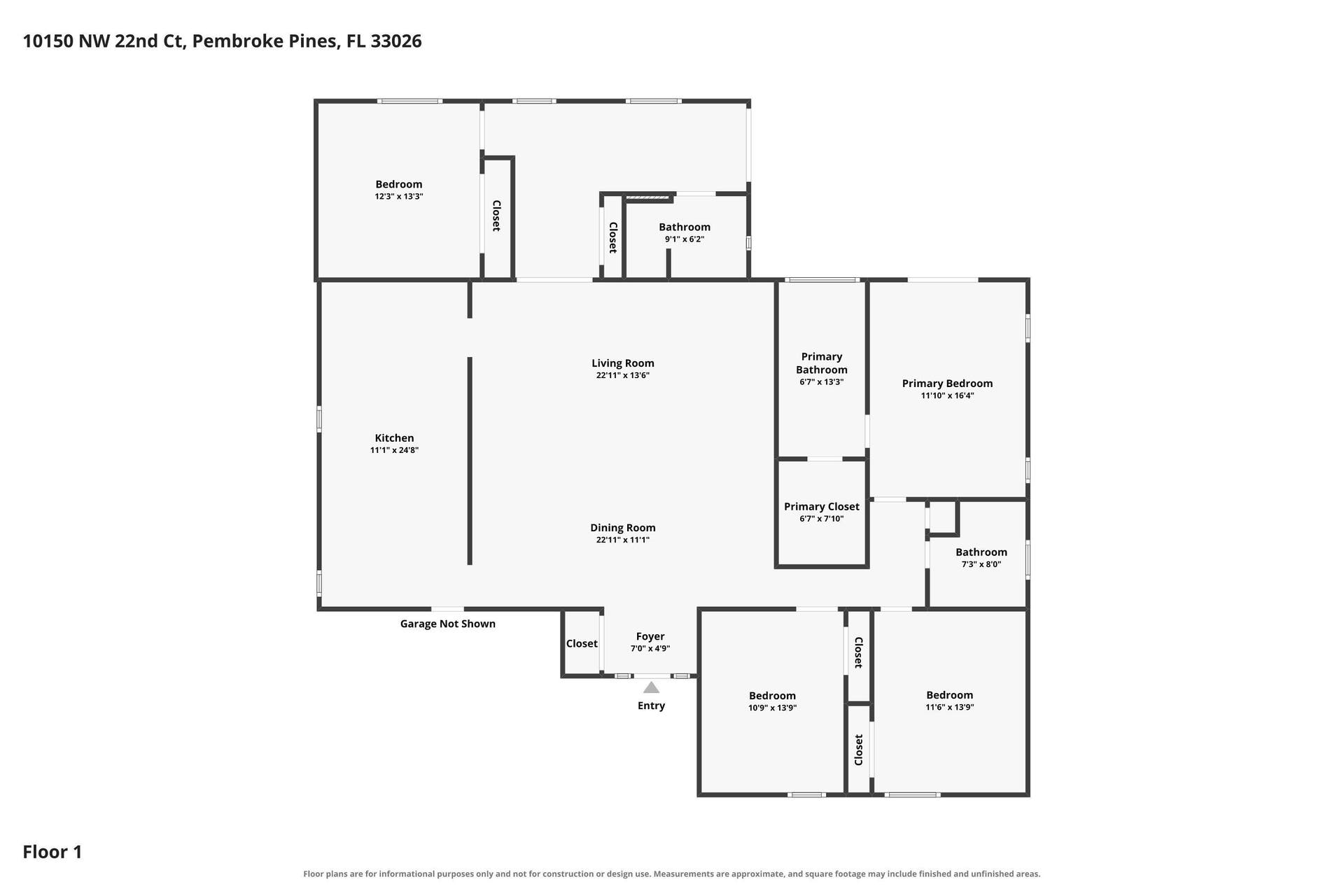 10150 NW 22ND Court, Pembroke Pines, FL 33026 Floor-1