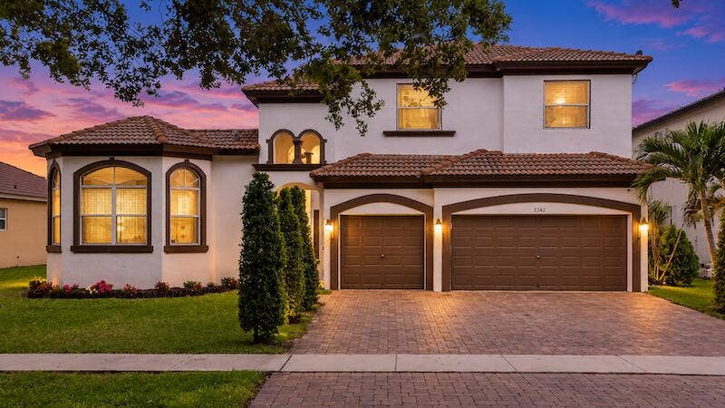 2242 SW 130TH Terrace, Miramar, FL 33027 Twilight AI Generated