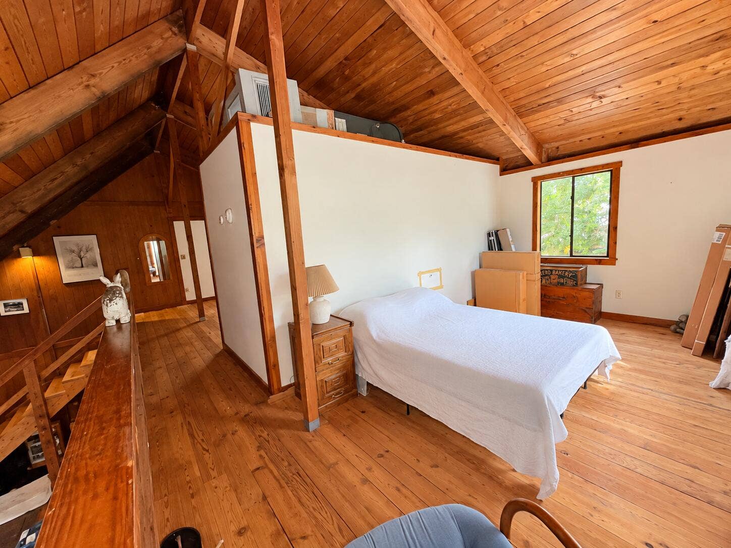 Cozy Rustic Loft Bedroom