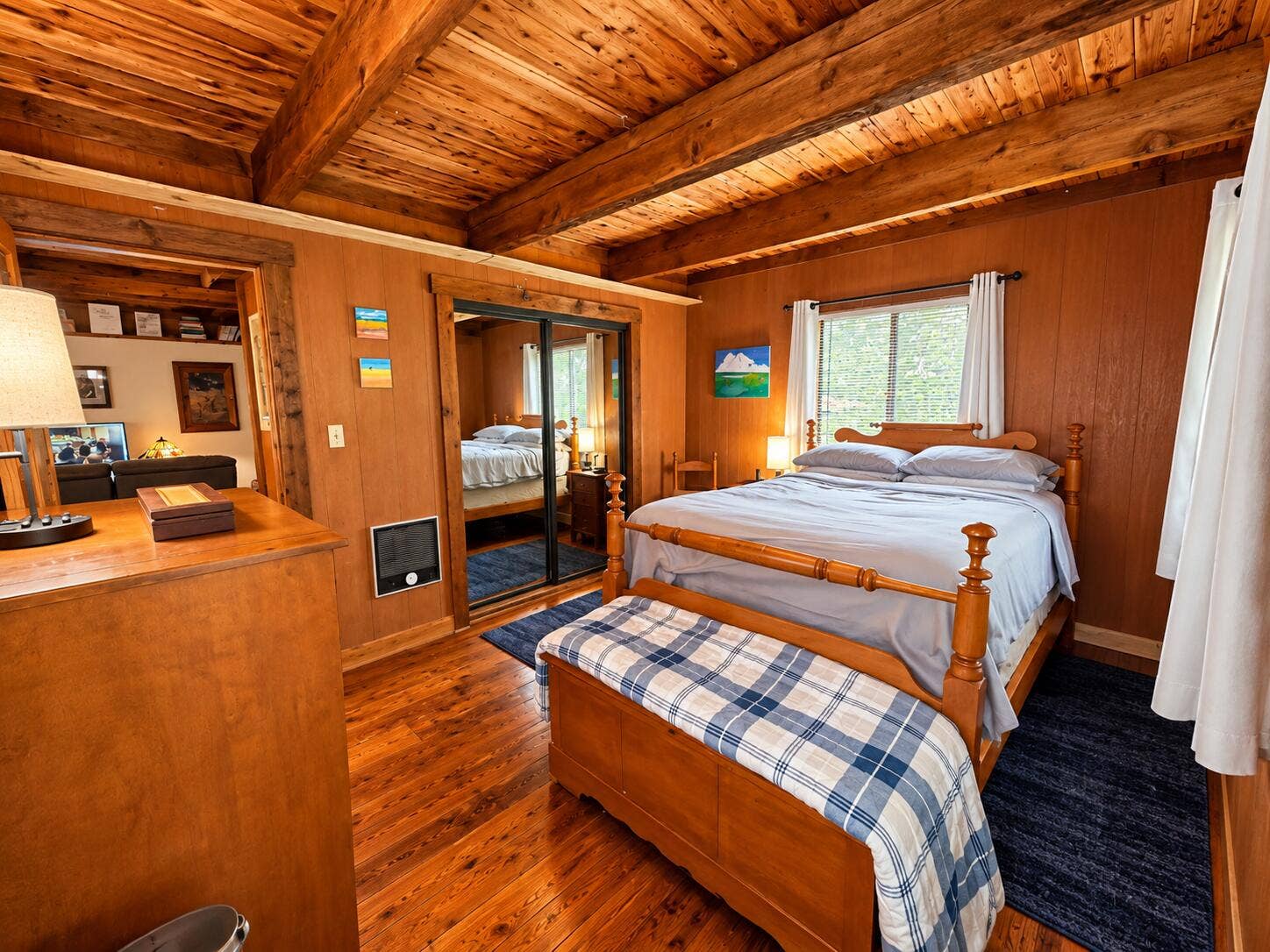 Cozy Rustic Cabin Bedroom