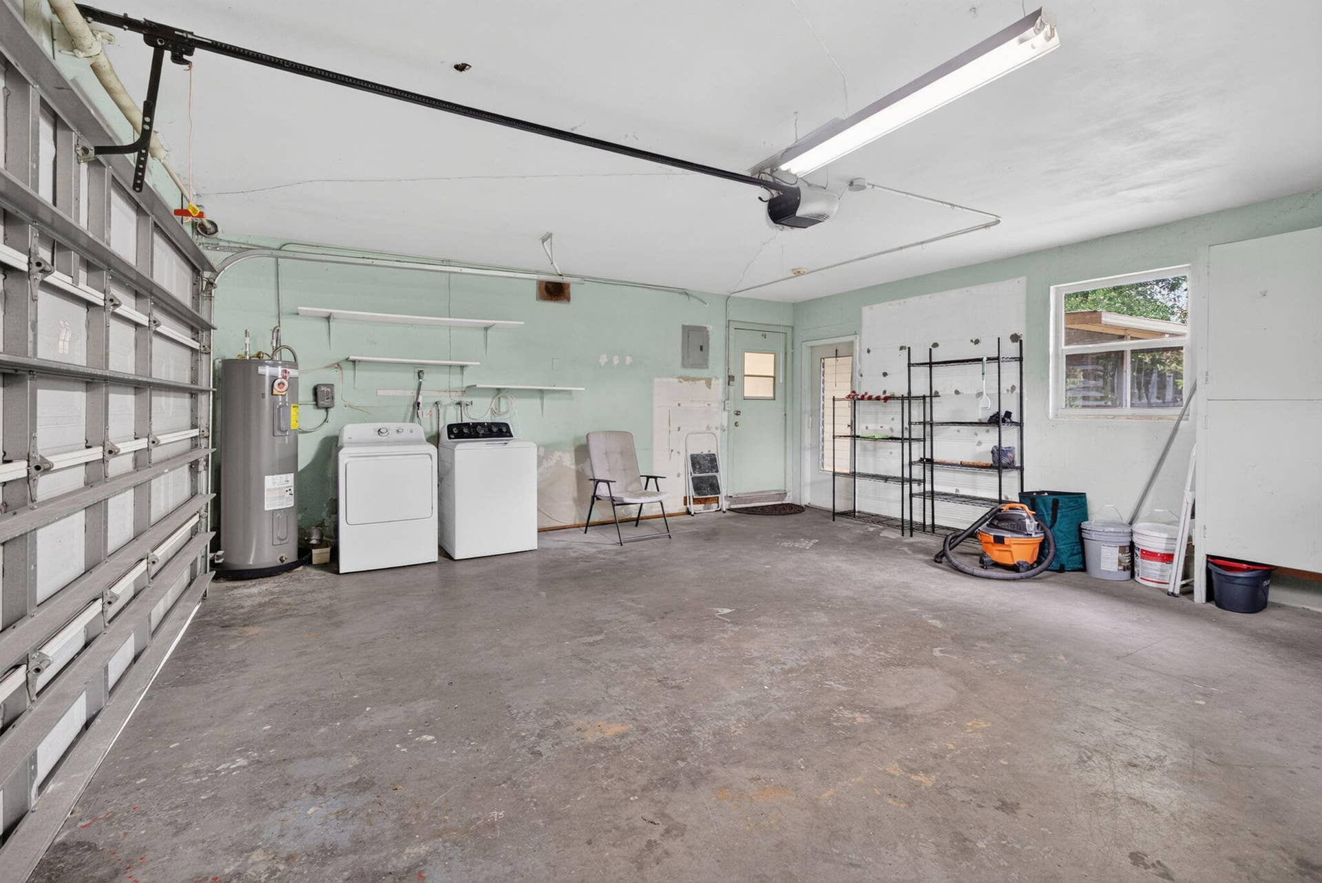 Laundry in Garage