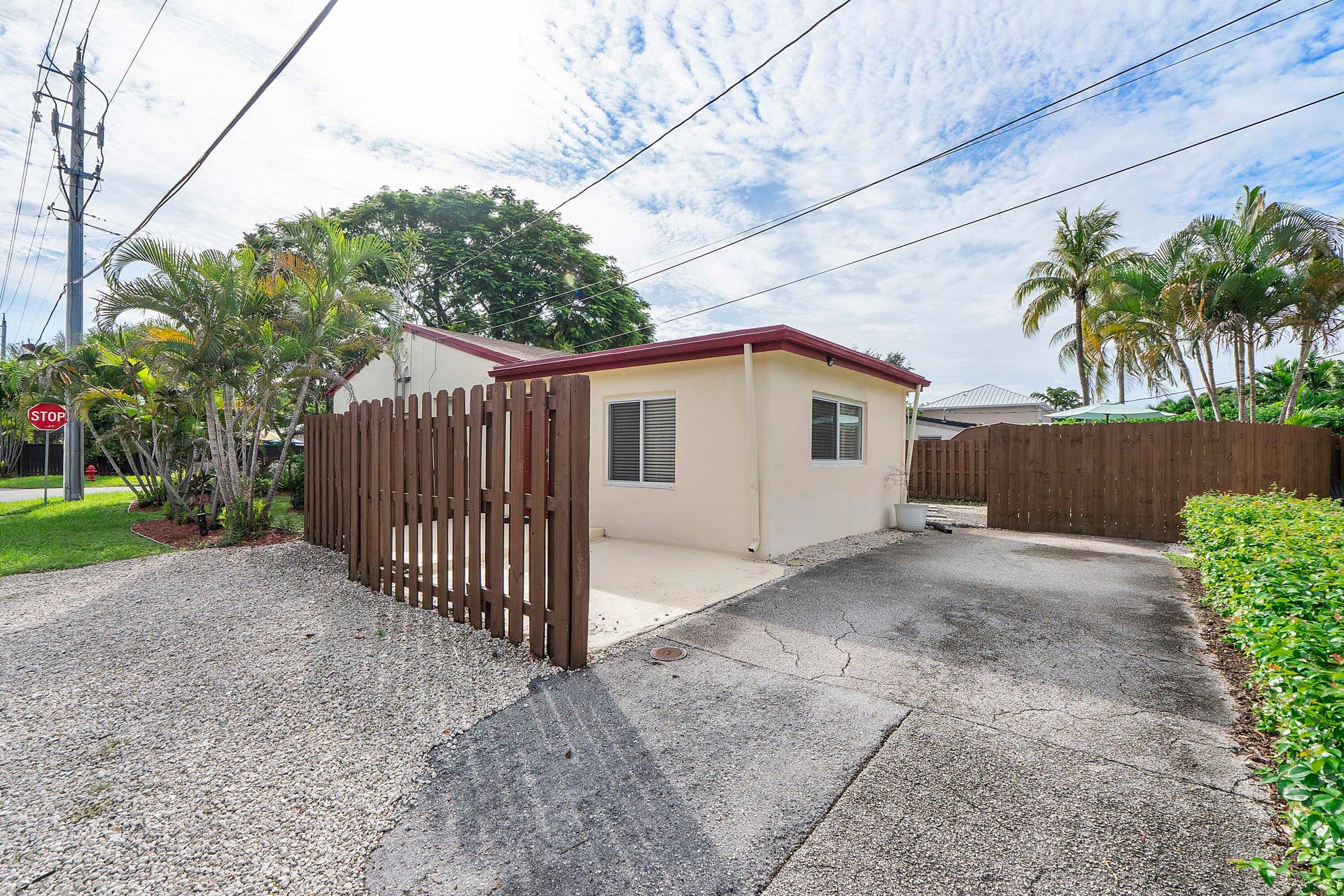 Another side view with ample parking for multiple vehicles. Separate entrance for in-law suite as well.