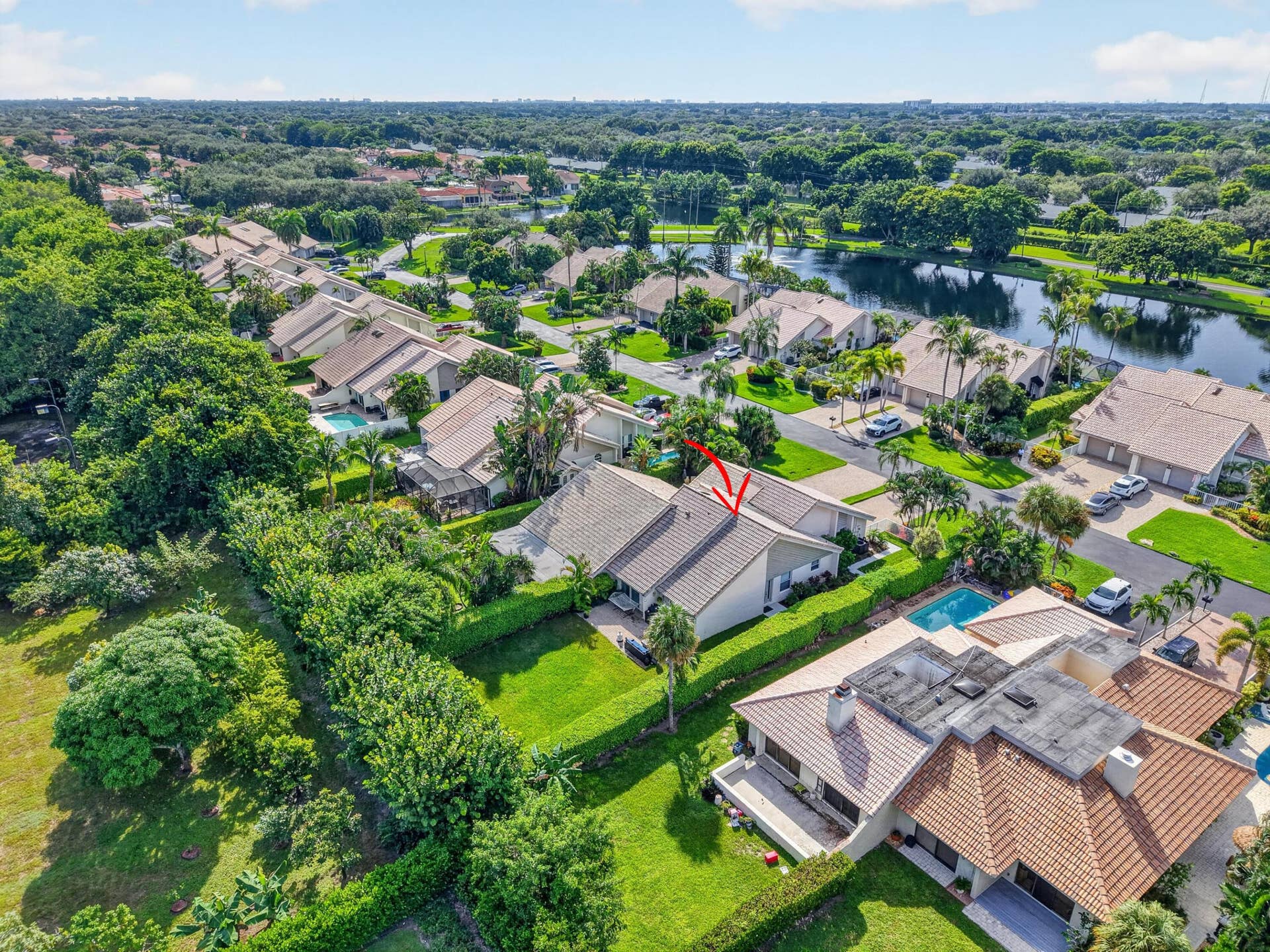 9767 ERICA Court, Boca Raton, FL 33496 Aerial view