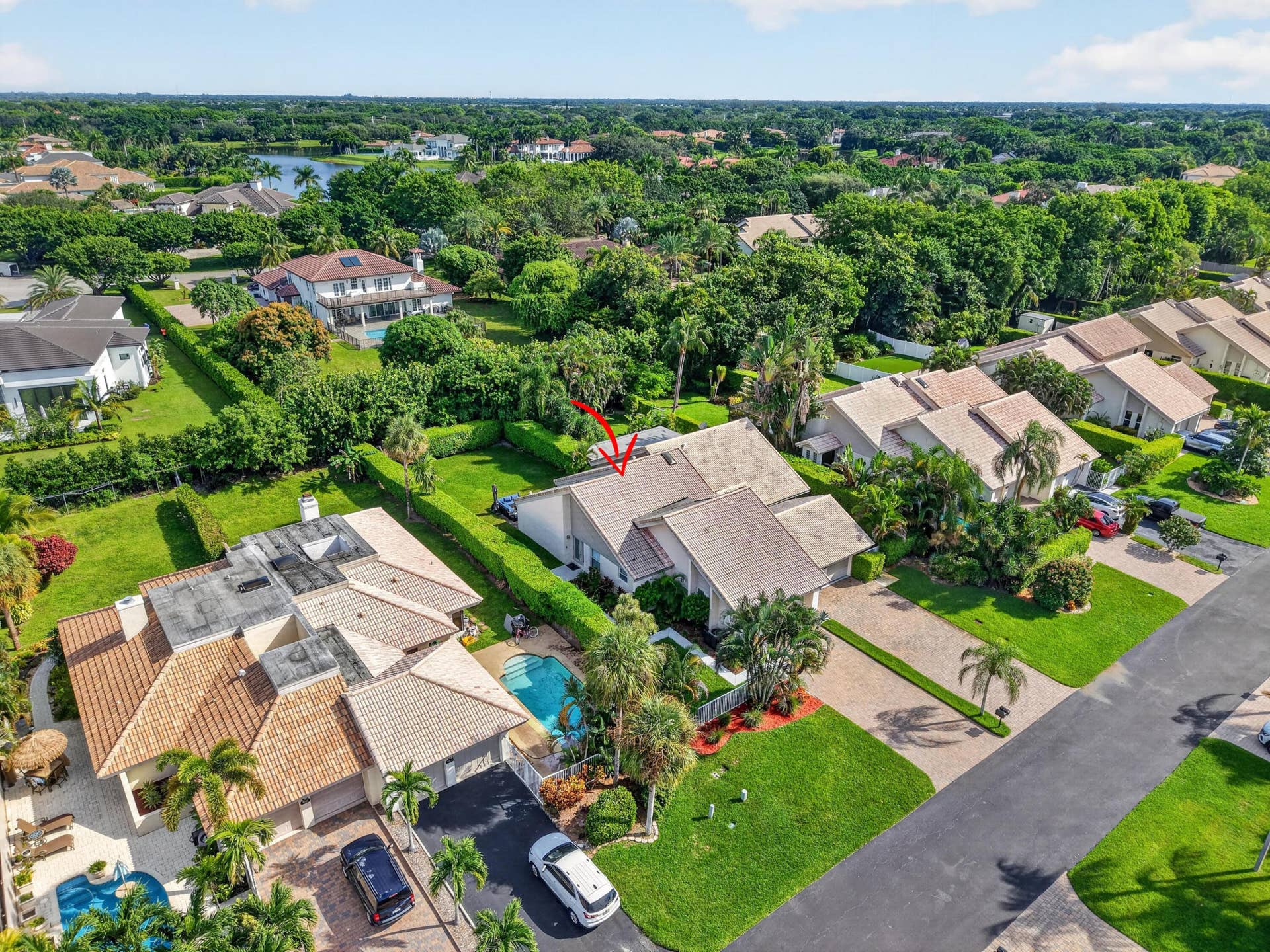 9767 ERICA Court, Boca Raton, FL 33496 Aerial view