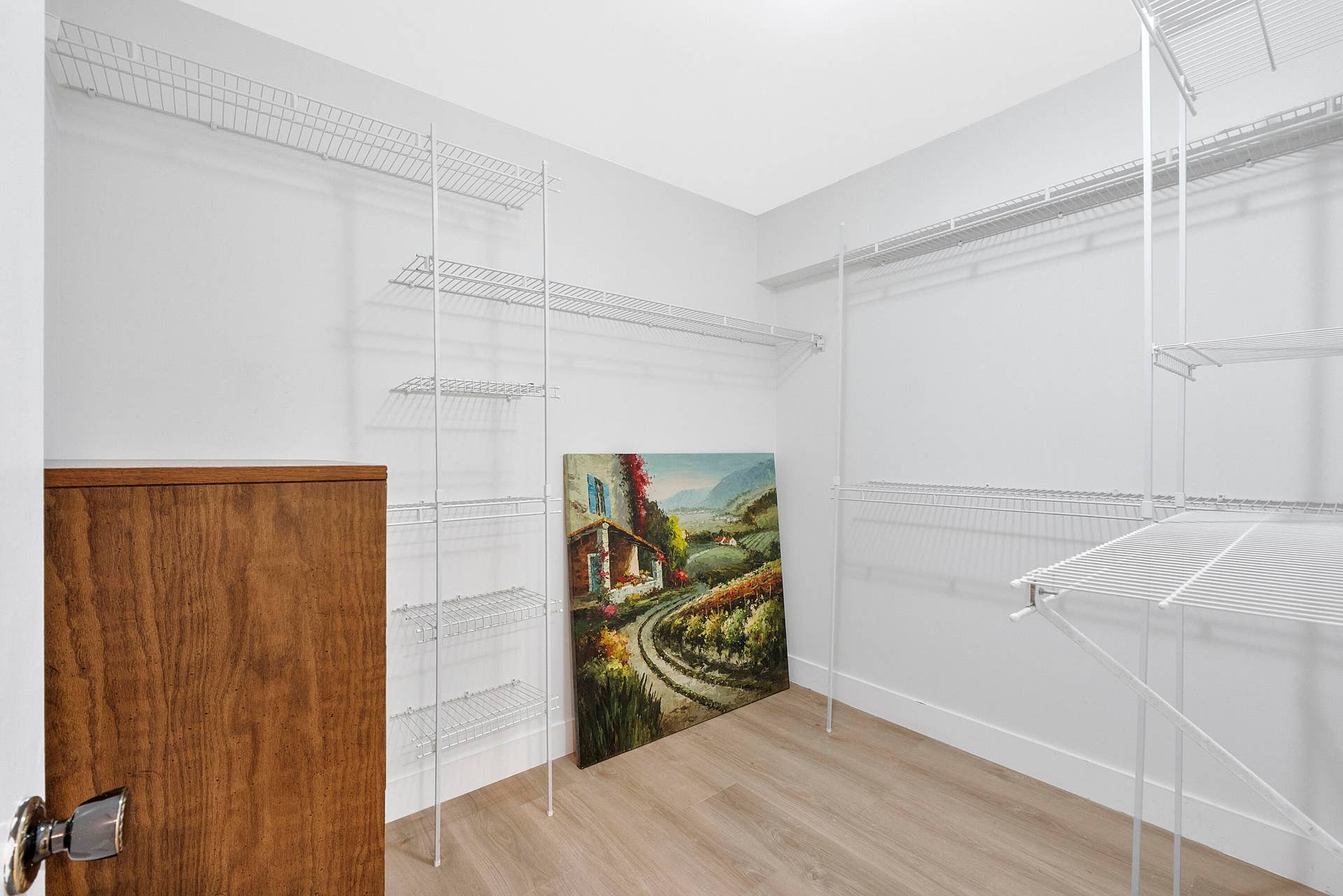 spacious closet