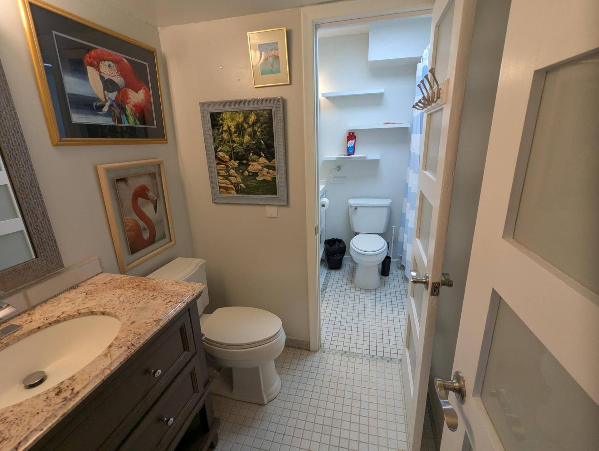 1800 N ANDREWS Avenue, #5B, Fort Lauderdale, Fort Lauderdale, FL 33311 1/2 bath connects to main bath.