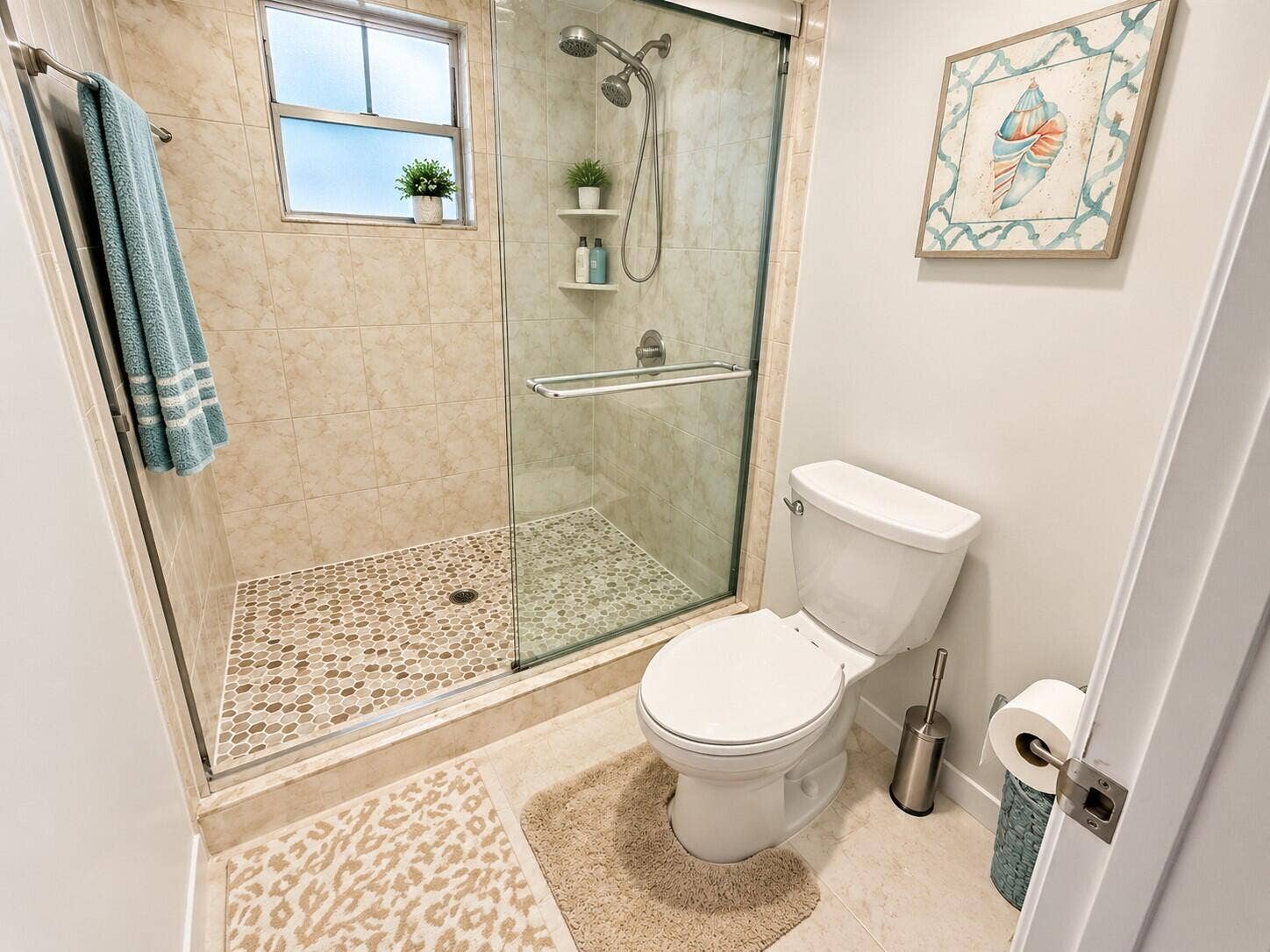 401 SE 10TH Street, #B201, Dania Beach, FL 33004 Coastal Elegance in a Modern Bathroom