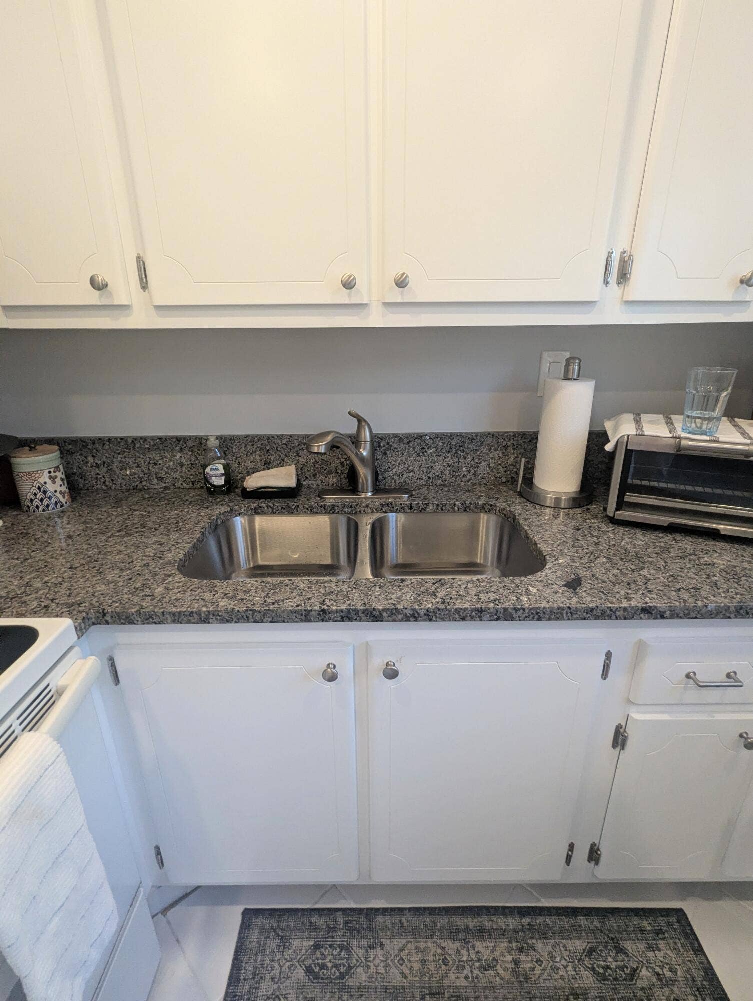 Granite Counters with Double Sink