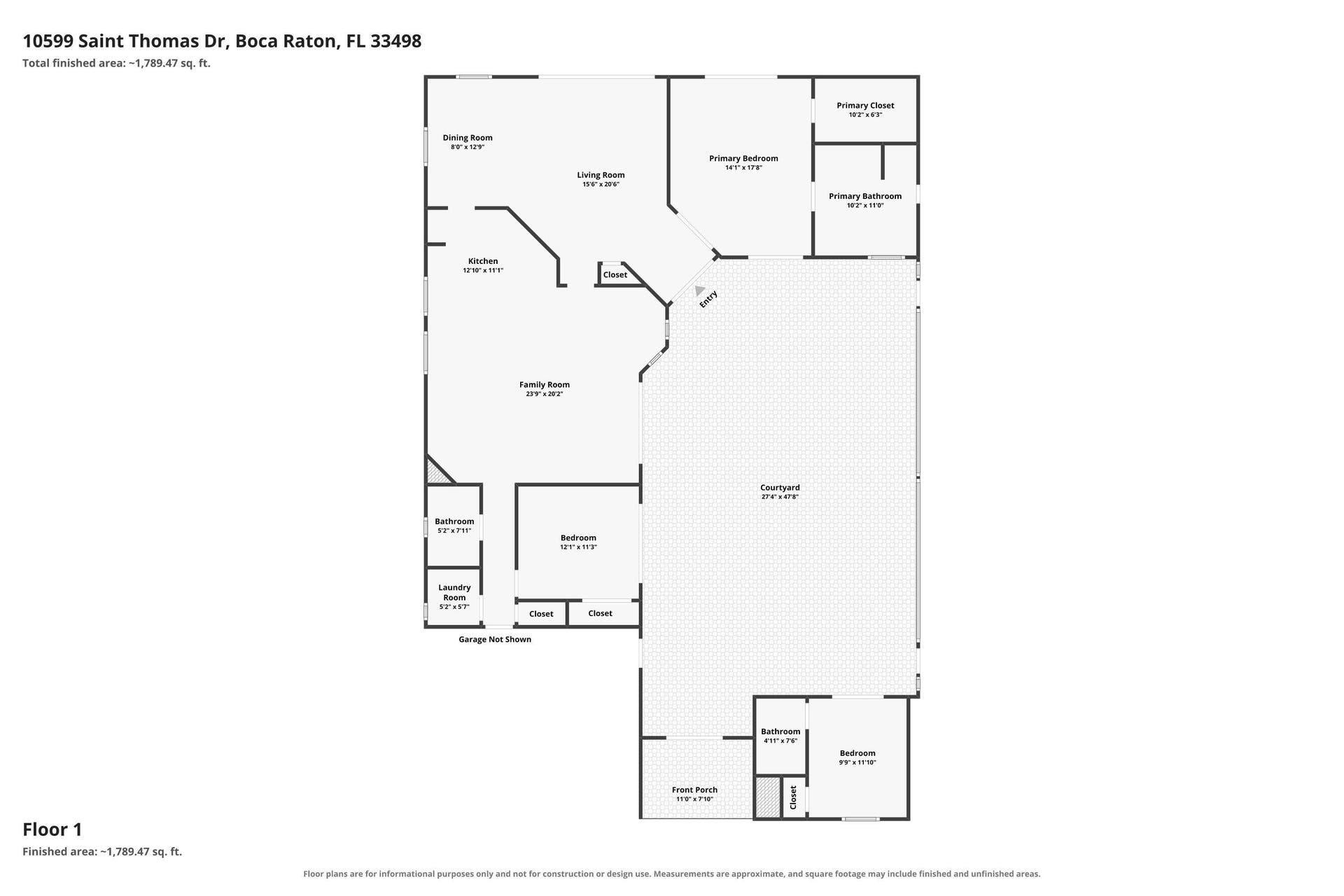 10599 Saint Thomas Drive, Boca Raton, FL 33498 zillow 3D