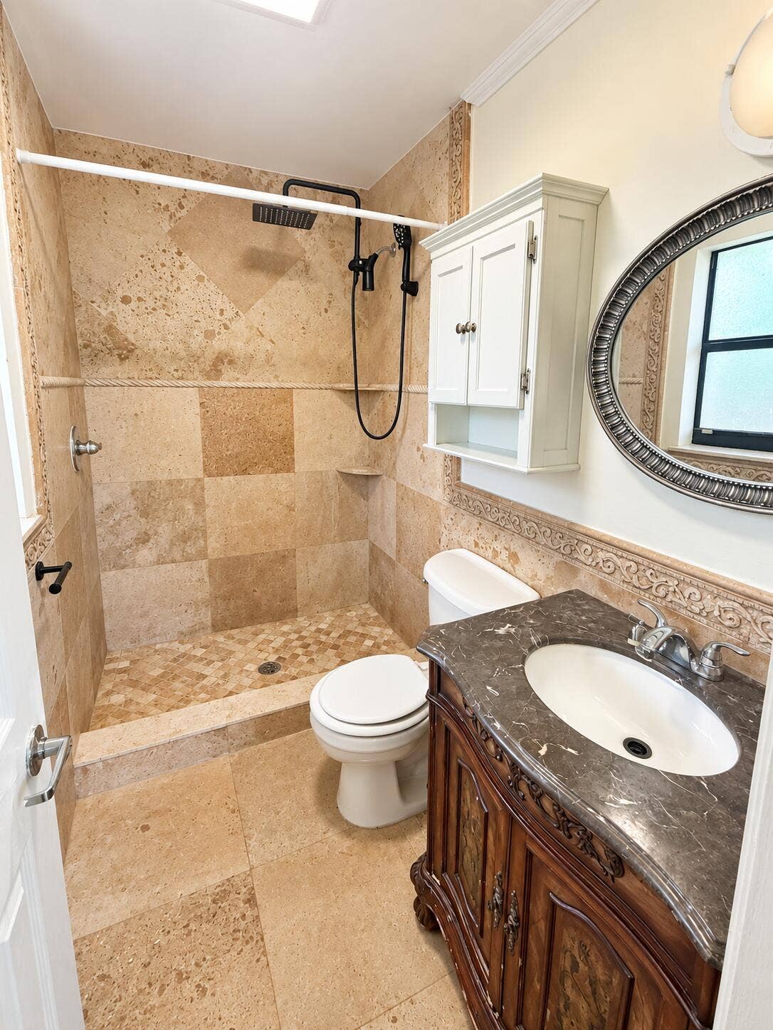 560 SE 23RD Avenue, #1, Pompano Beach, Pompano Beach, FL 33062 Elegant Mediterranean Bathroom Retreat