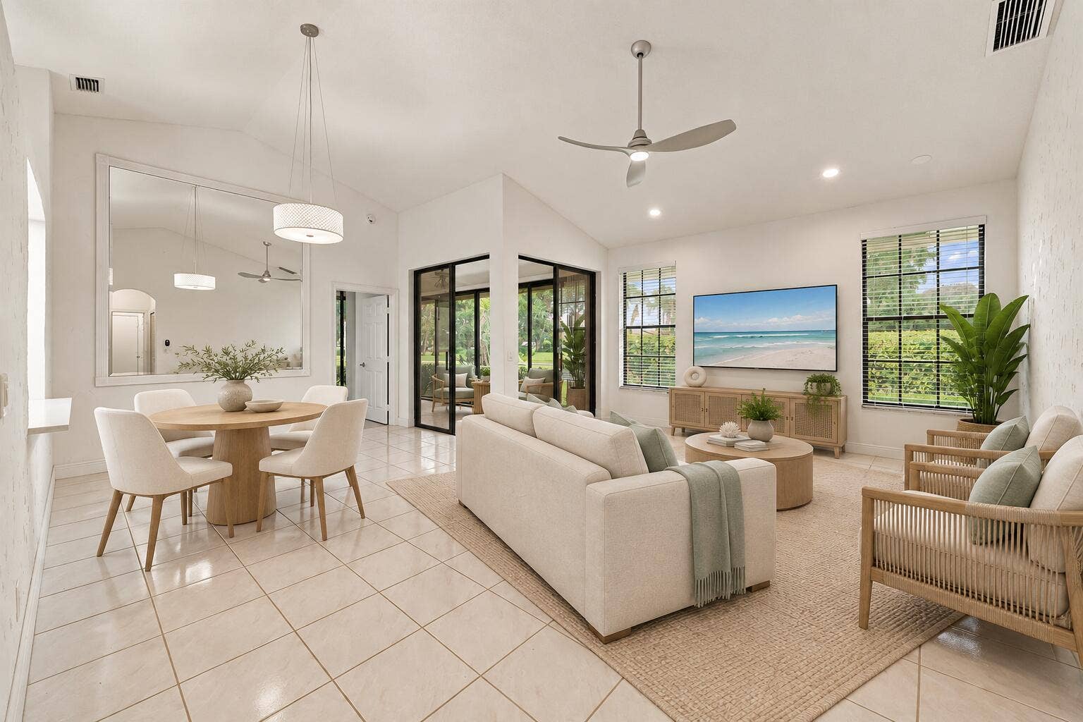 8292 WATERLINE Drive, #106, Boynton Beach, FL 33472 Coastal living, dining and lanai-2