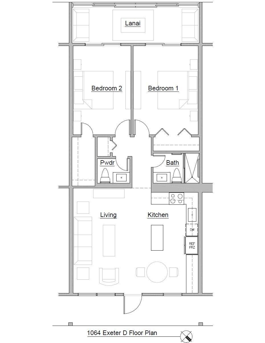 1064 Exeter D_Floor Plan