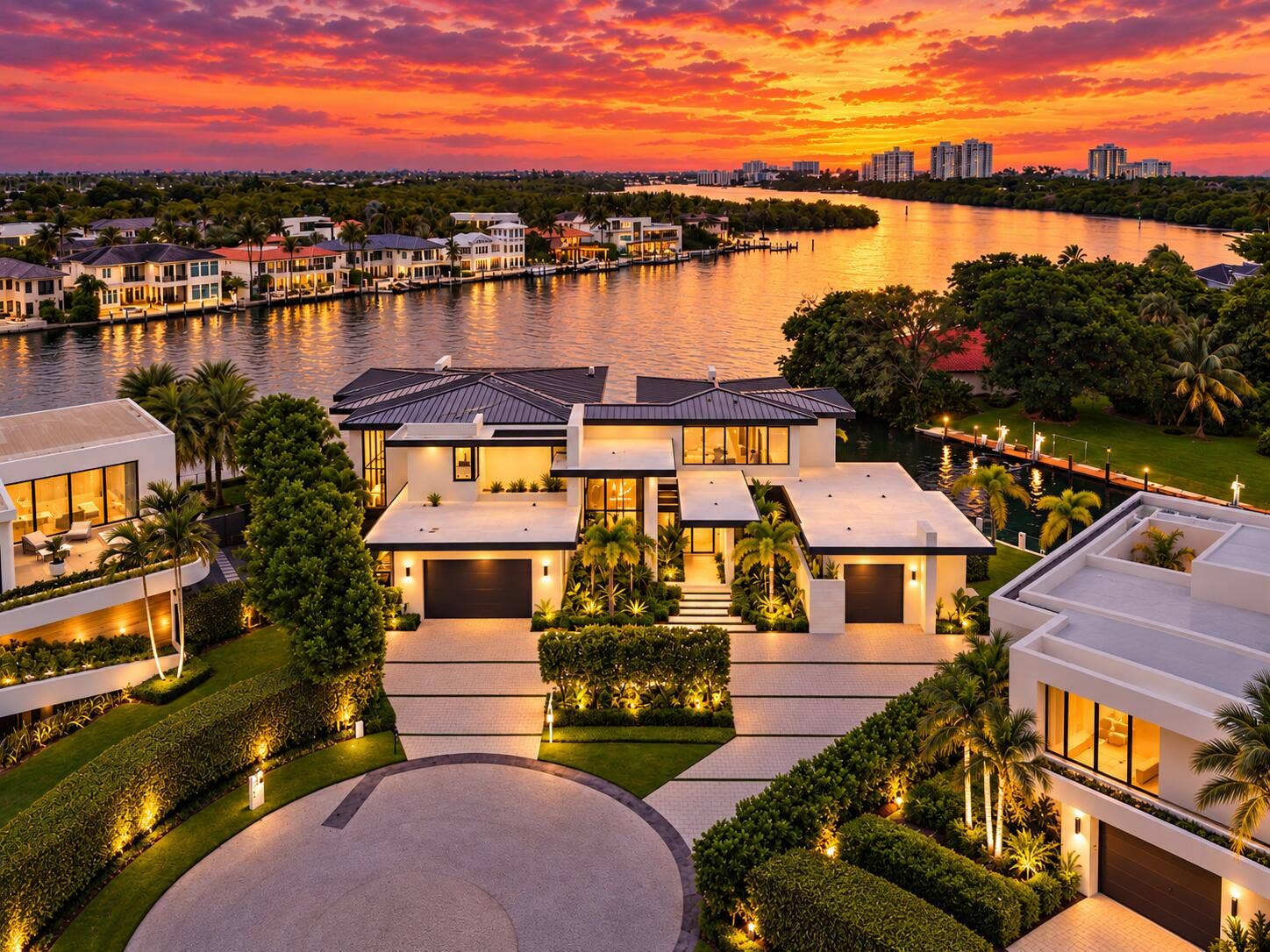 829 ORCHID Drive, Boca Raton, FL 33432 Twilight