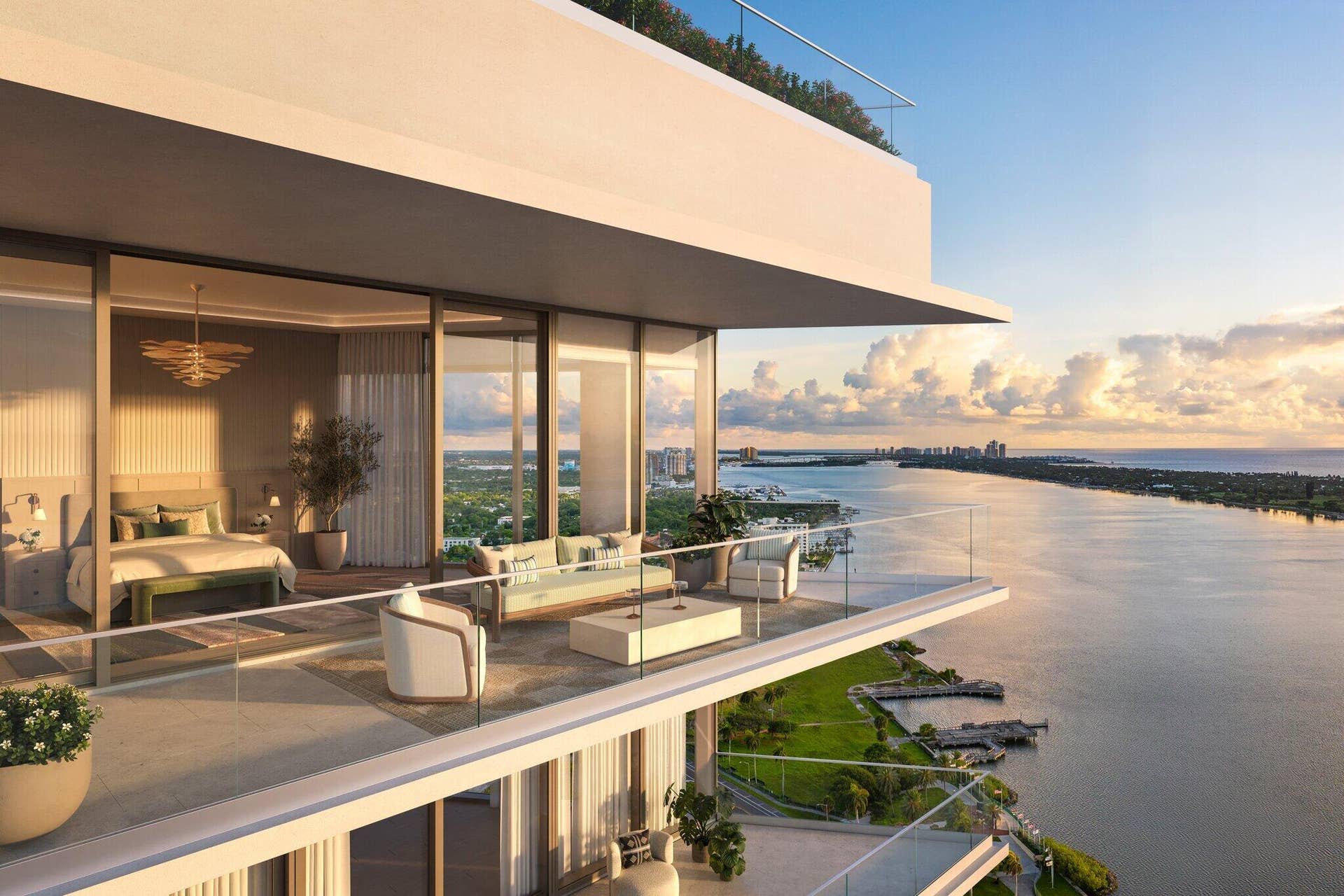 1865 N FLAGLER Drive, #2801, West Palm Beach, FL 33407 28_Penthouse_Primary_Terrace