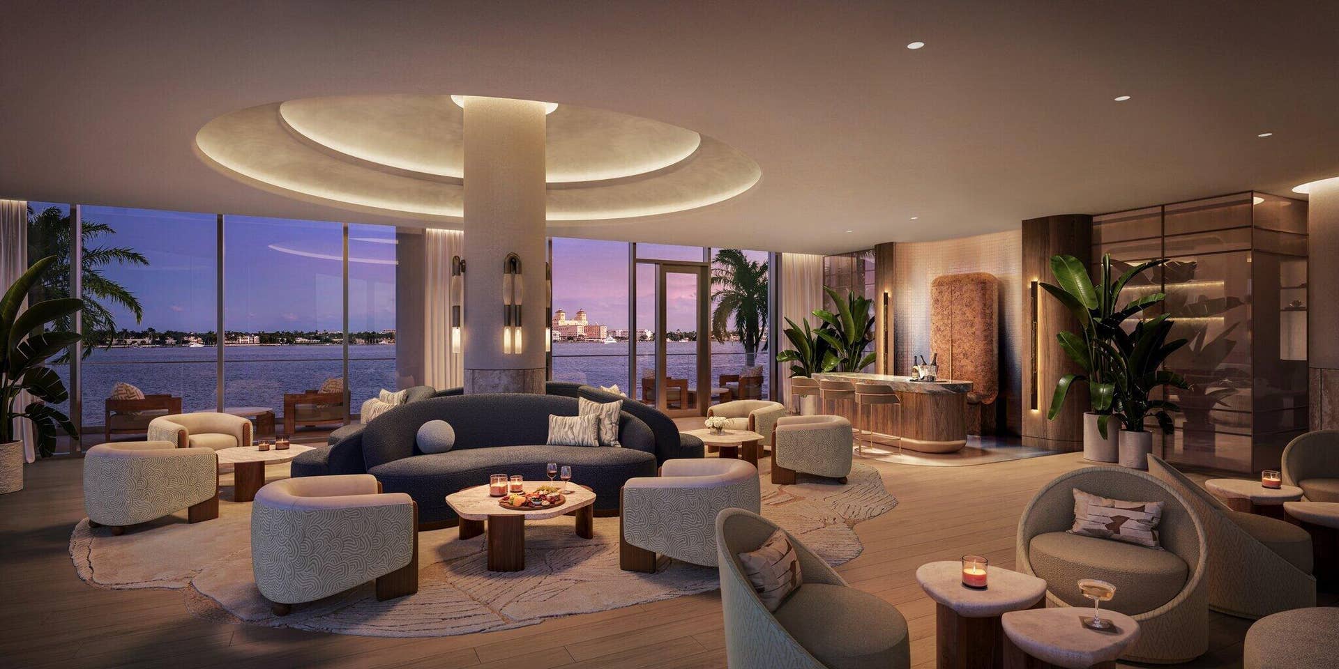 1865 N FLAGLER Drive, #2801, West Palm Beach, FL 33407 16_Amenity_Cocktail_Lounge
