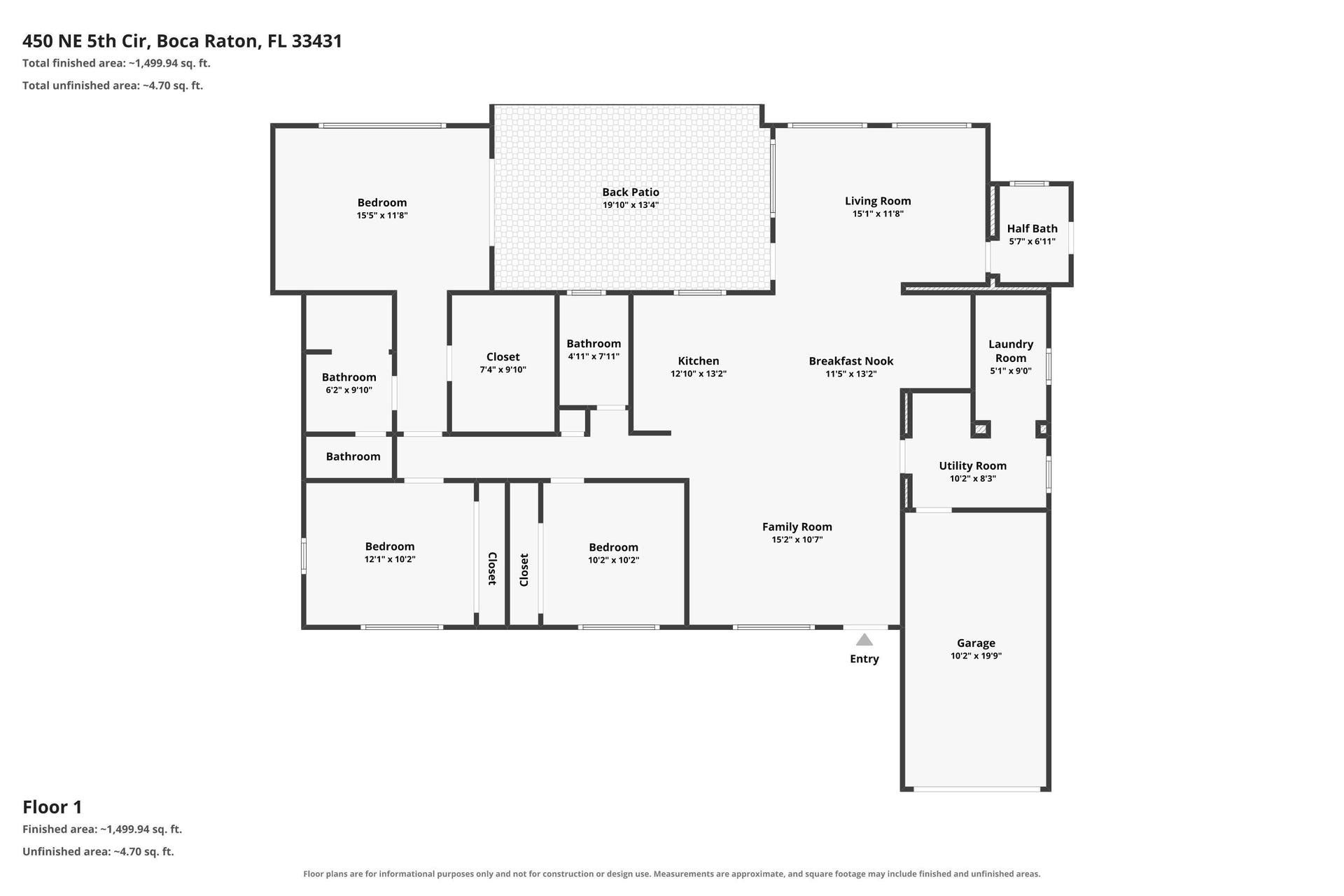 450 NE 5TH Circle, Boca Raton, Boca Raton, FL 33431 450 NE 5TH Circle