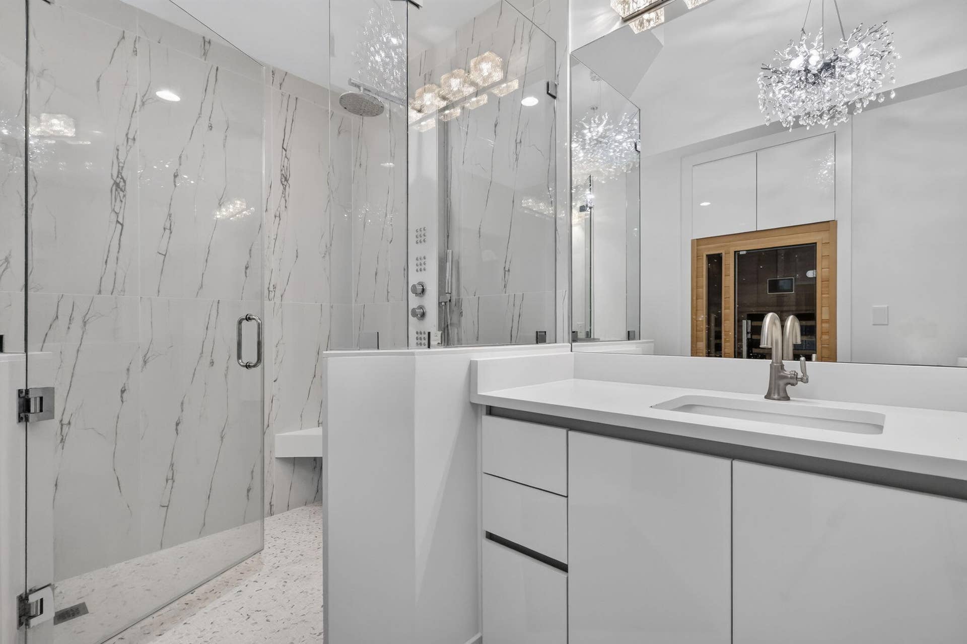 Oversized Frameless Shower