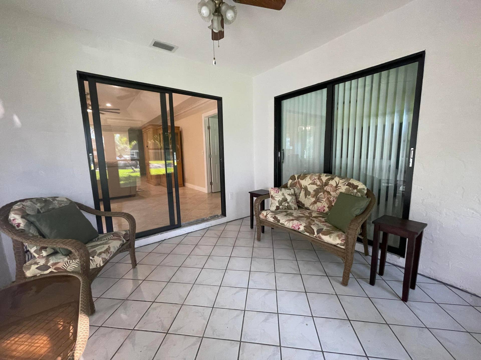 Enclosed Florida room