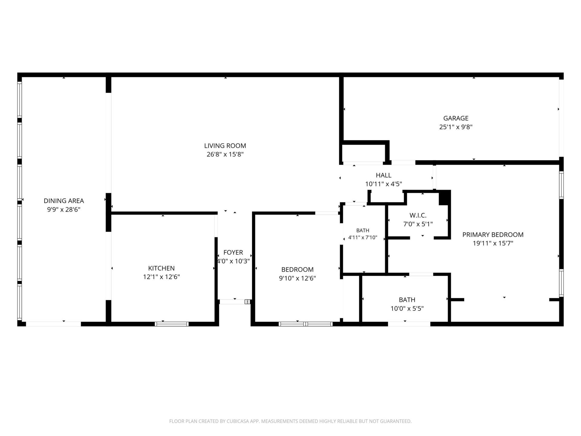 2D Floor plan for 568 Southwest 28th Ave