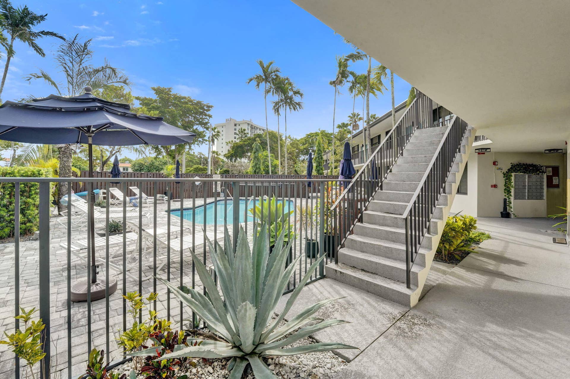 1901 N Andrews Avenue, #Apt 214, Wilton Manors, FL 33311 Stair to Unit 214