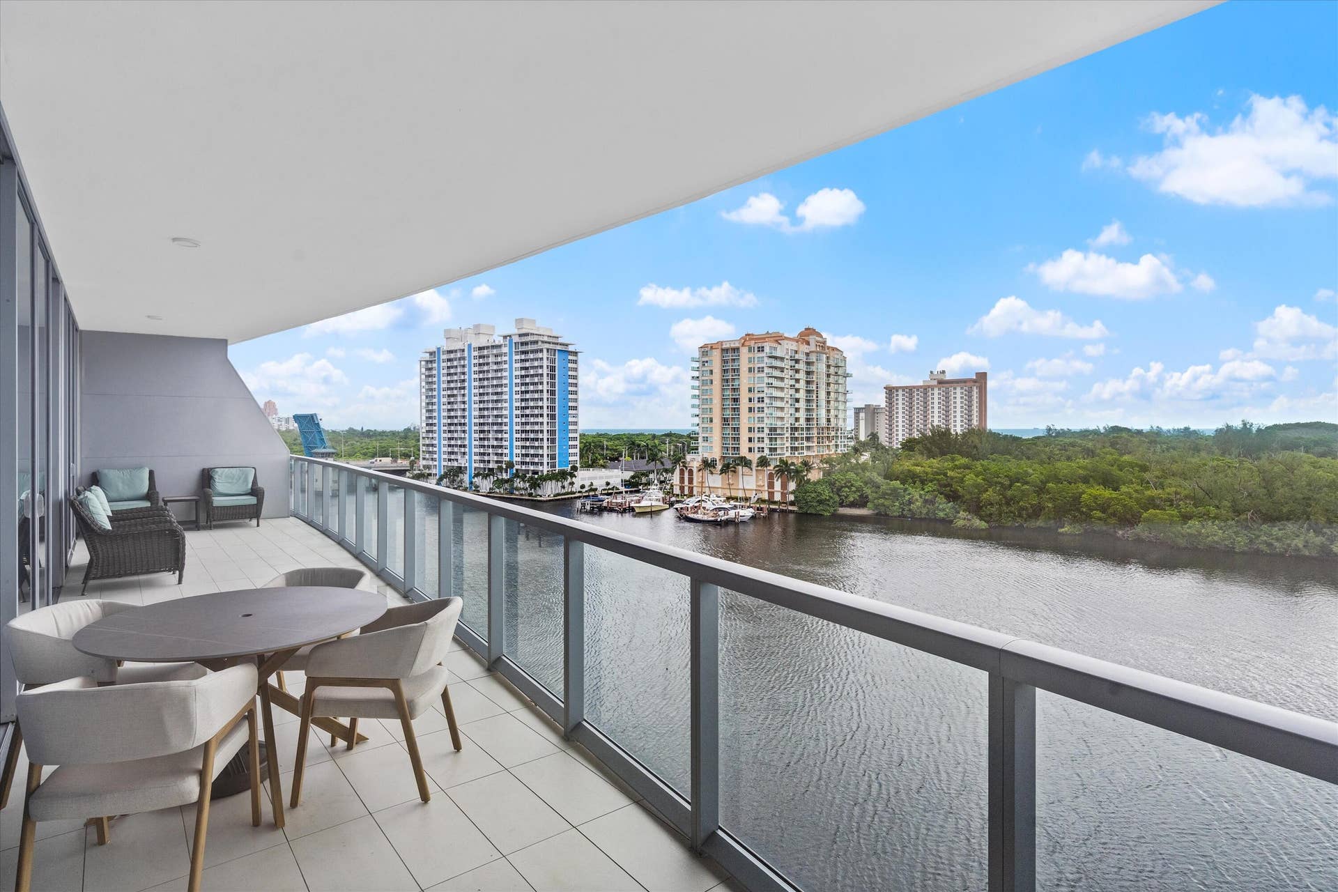 920 Intracoastal Drive, #702, Fort Lauderdale, FL 33304 Balcony (NE exposure)