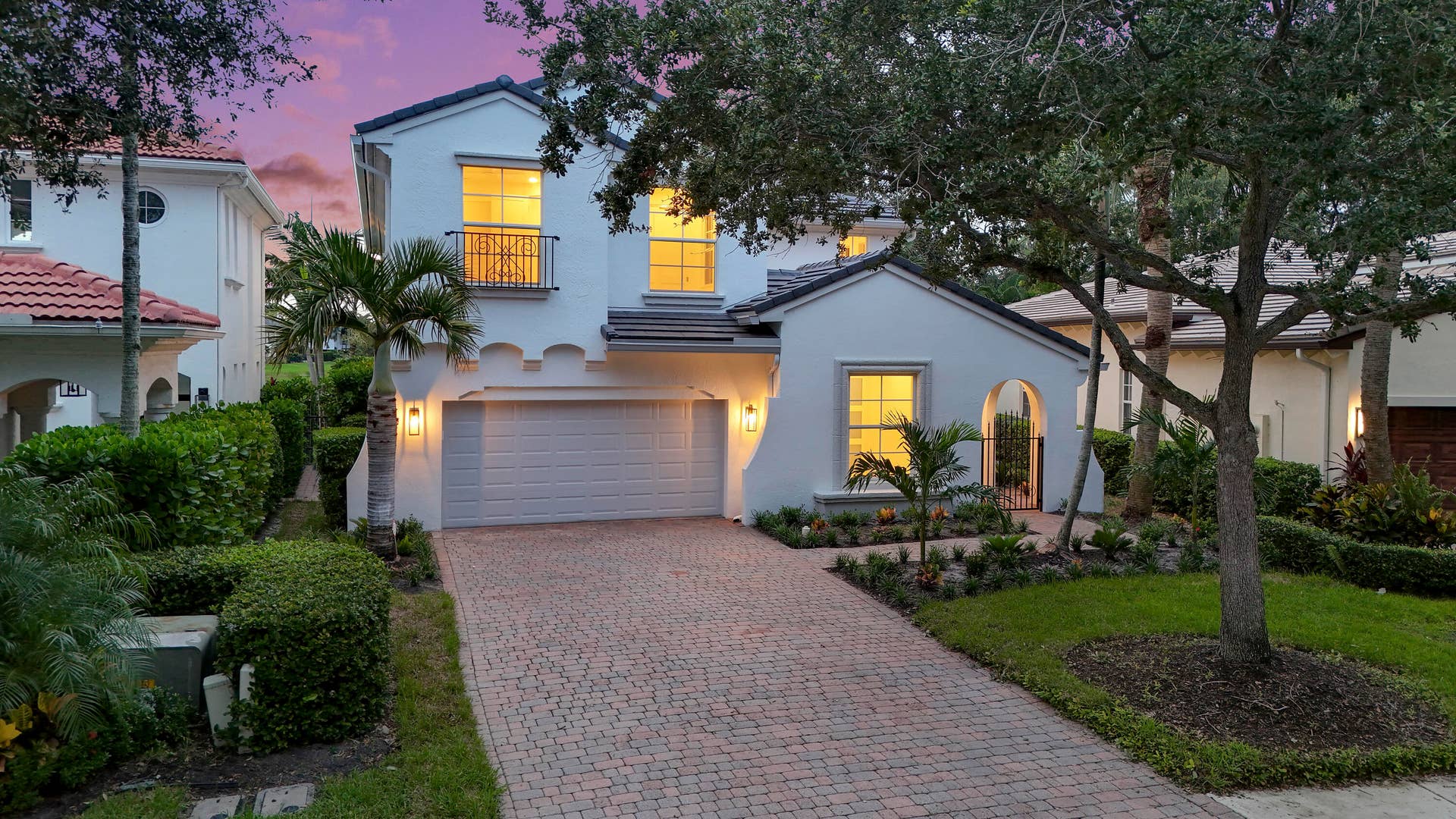 754 Bocce Court, Palm Beach Gardens, FL 33410 AERIAL TWILIGHTS-1