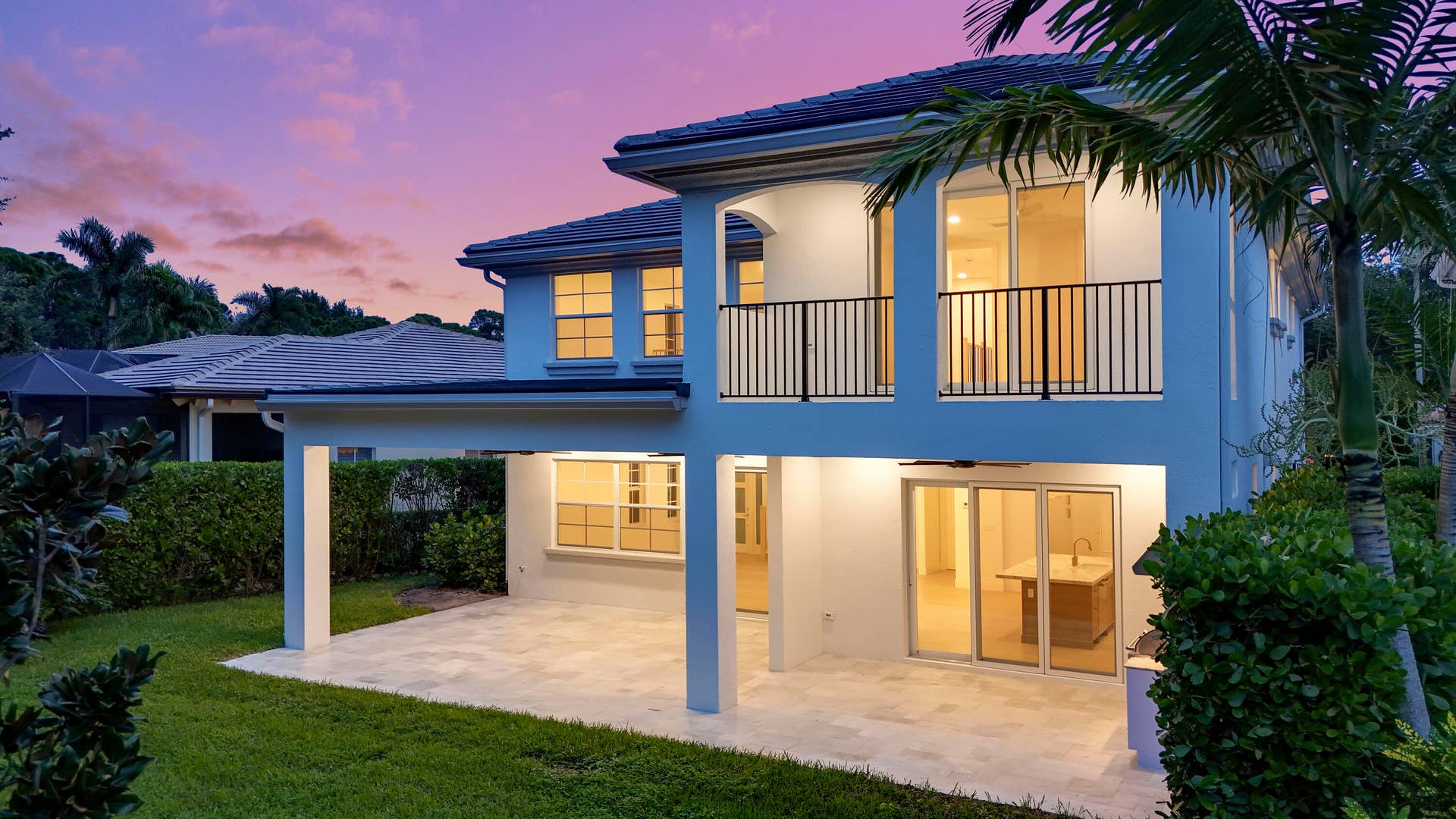 754 Bocce Court, Palm Beach Gardens, FL 33410 AERIAL TWILIGHTS-5