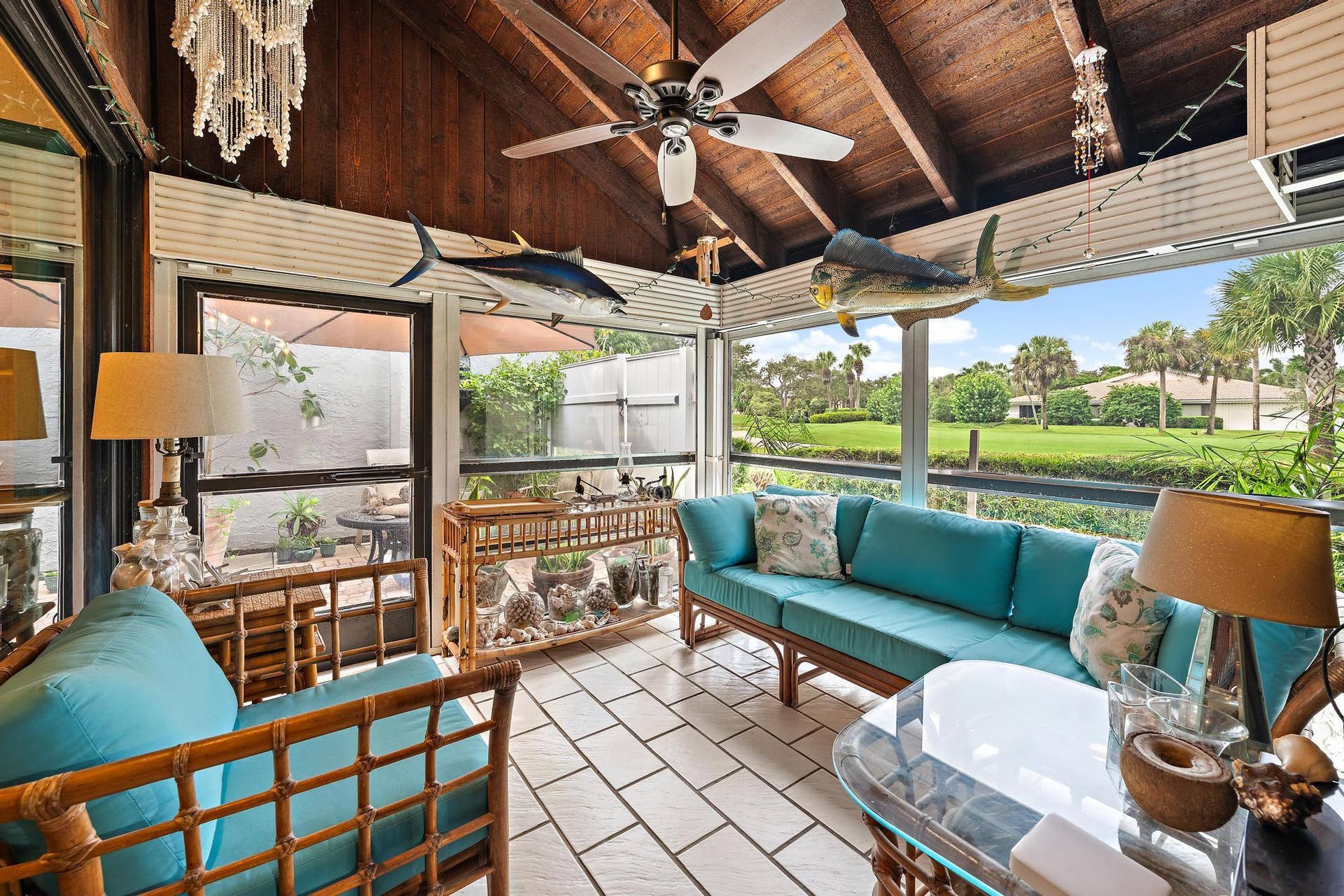 17050 Traverse Circle, Jupiter, FL 33477 Glass enclosed sunroom