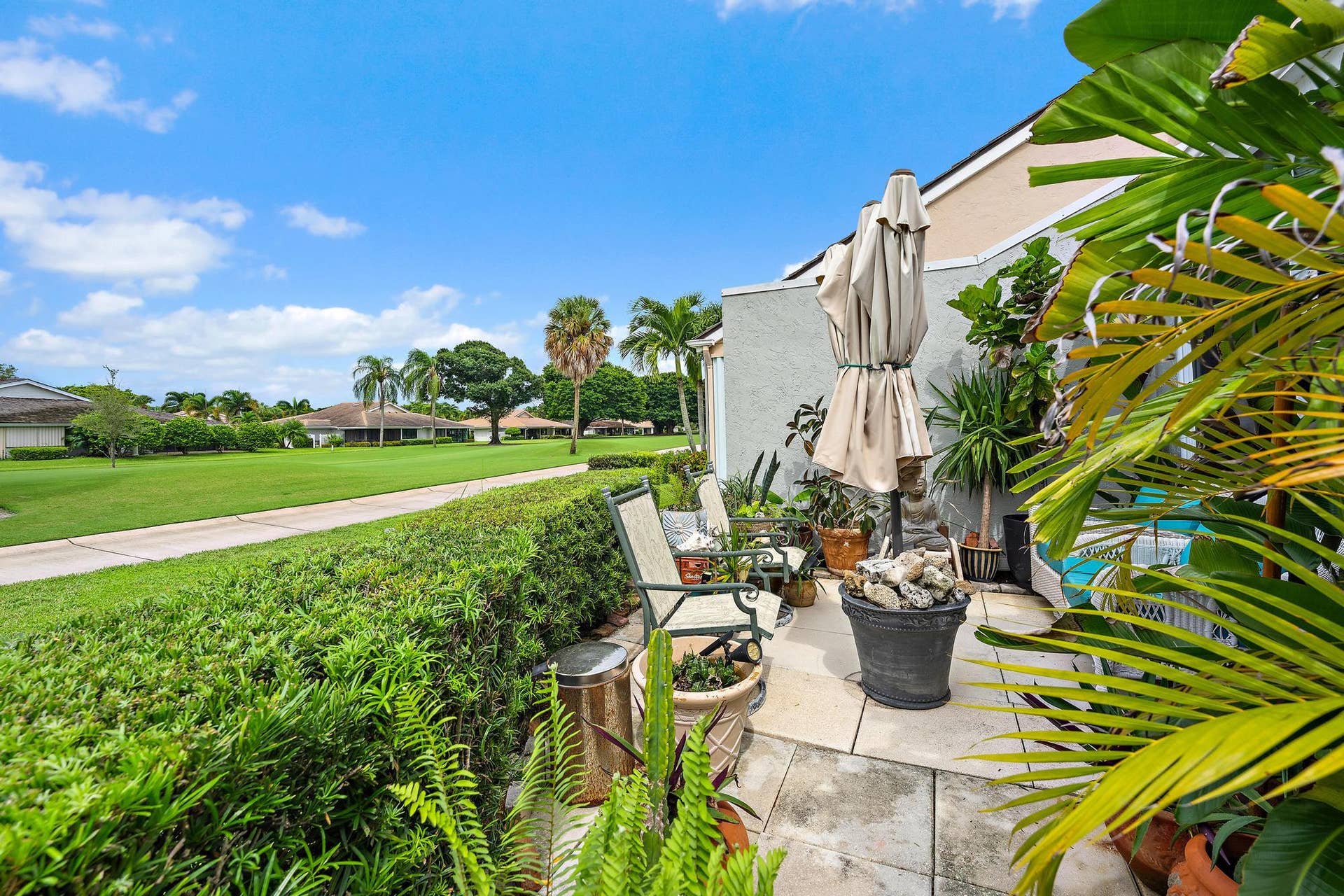 17050 Traverse Circle, Jupiter, FL 33477 Open patio with golf course views