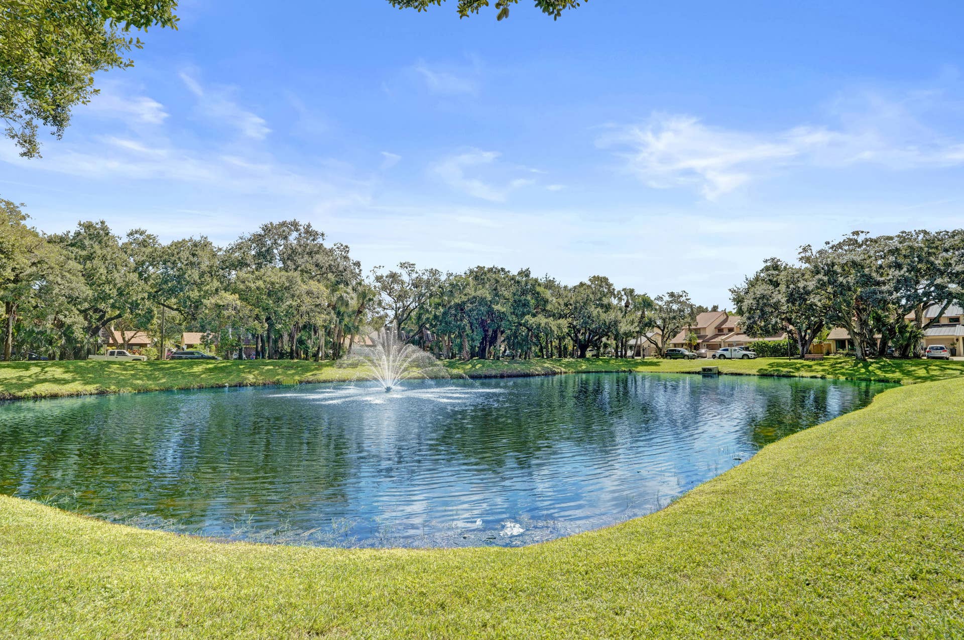 Nice and quiet community with view of pond