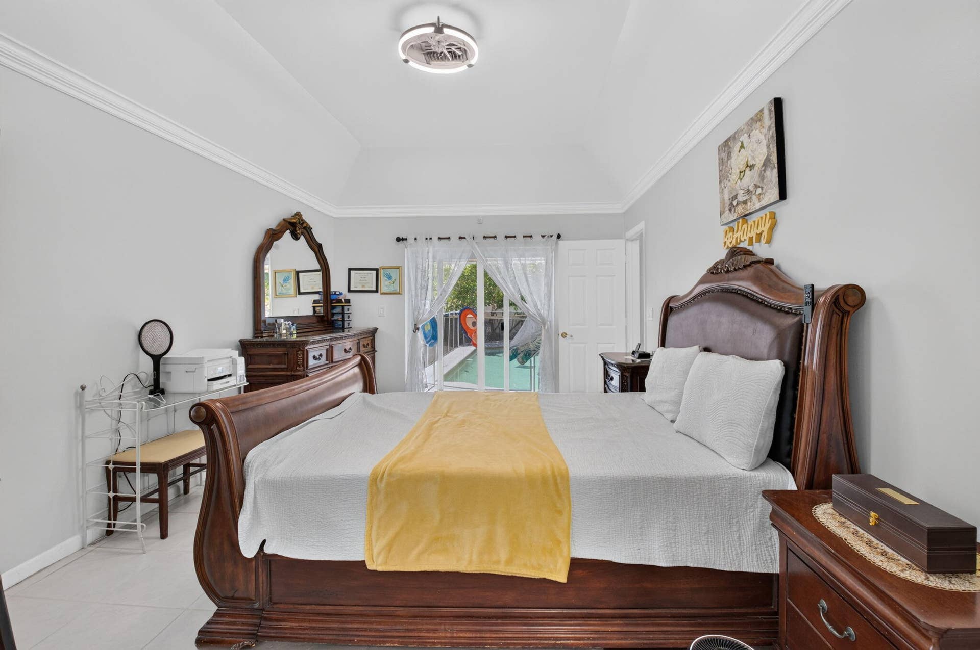 Primary Bedroom with access to Lanai