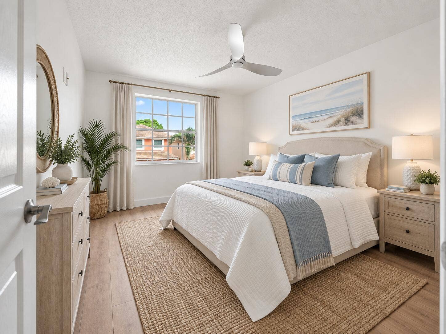 1045 Aspri Way, Riviera Beach, FL 33418 Main Bedroom Virtually Staged