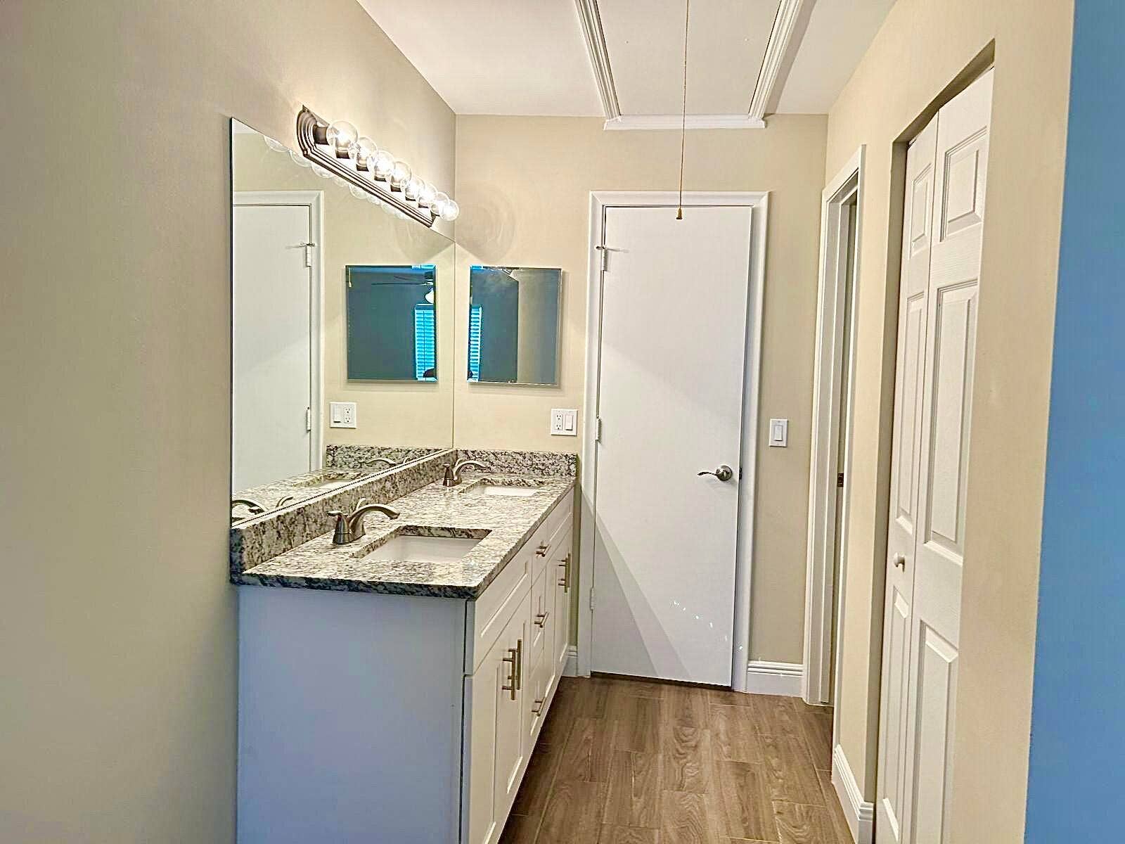 2811 SW 15th Street, #202, Delray Beach, FL 33445 Double Sinks main bathroom