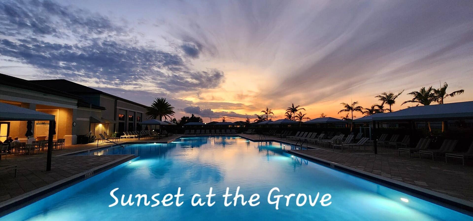 Clubhouse sunset