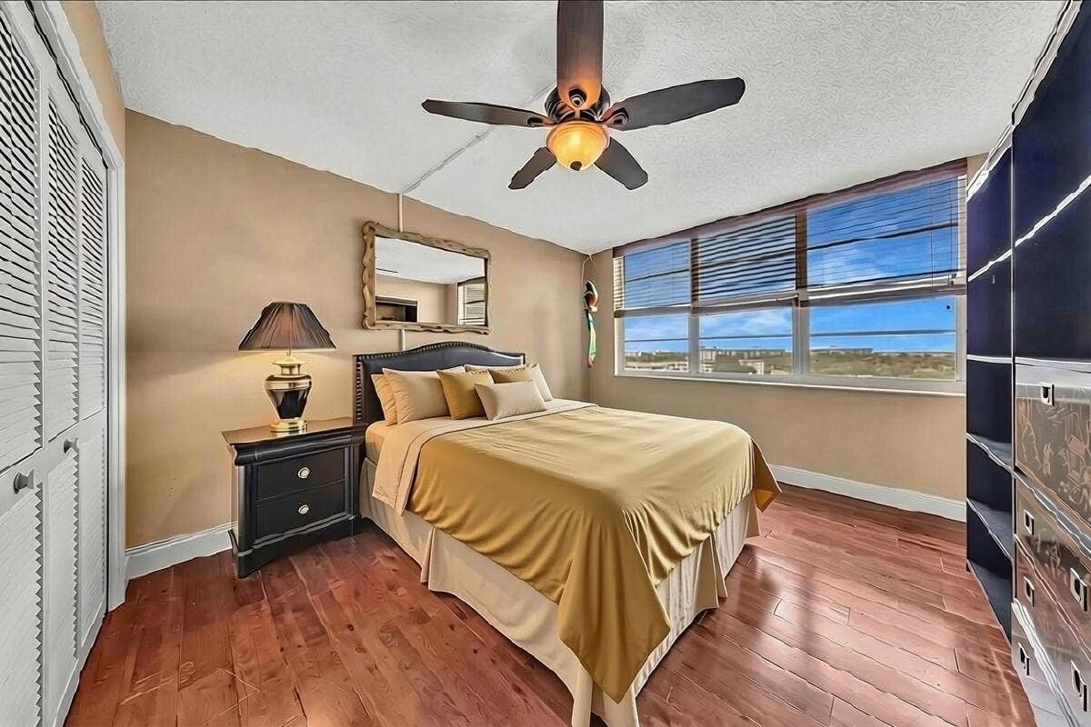 3520 Oaks Way, #904, Pompano Beach, FL 33069 Bedroom #3 view of Impact Windows