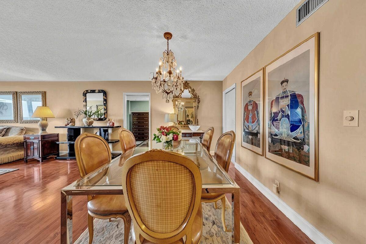 3520 Oaks Way, #904, Pompano Beach, FL 33069 Dining room view of primary bedroom