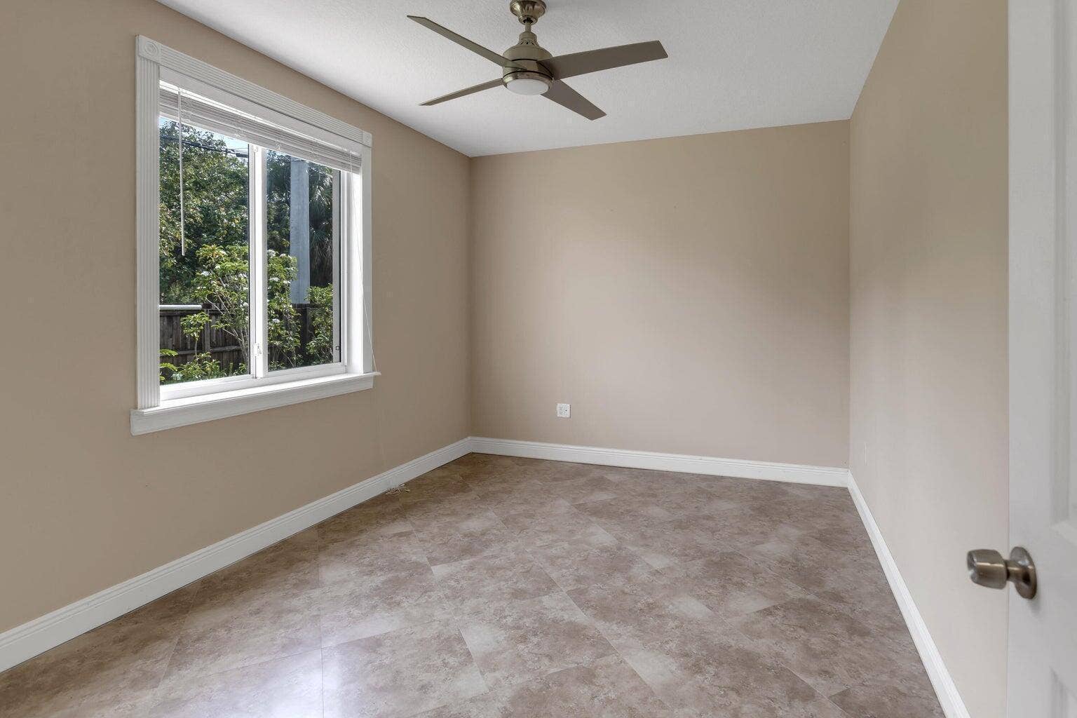 Oversized bedroom in the efficiency apartment