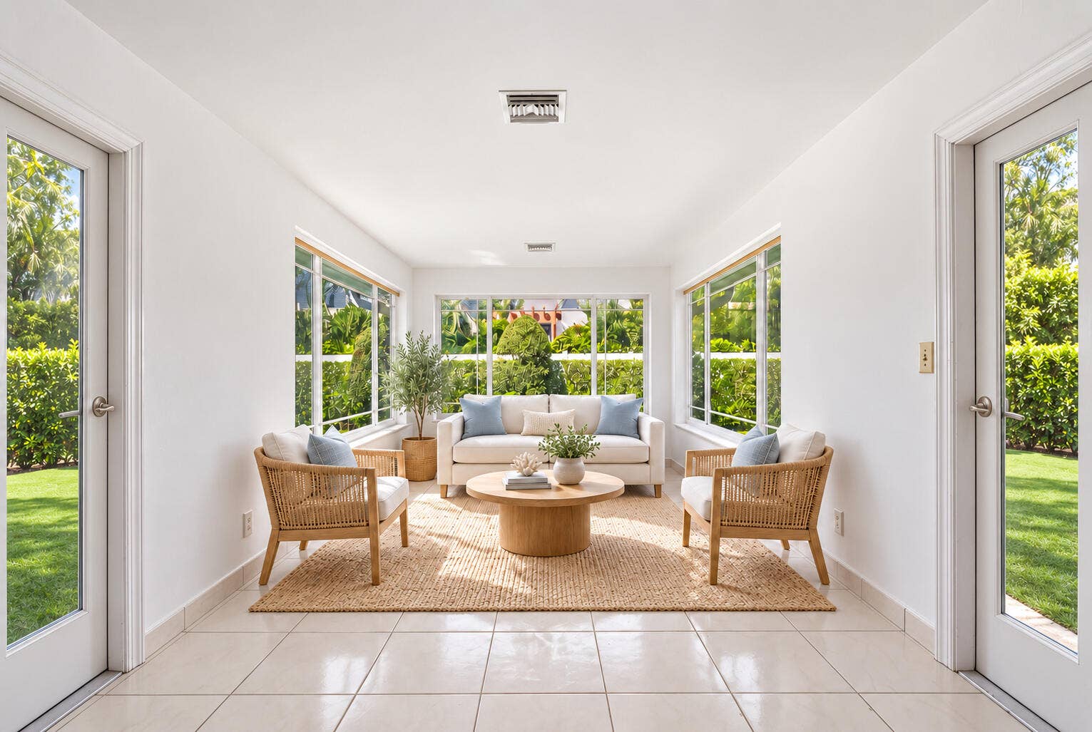 881 NE 4TH Avenue, Boca Raton, FL 33432 Virtually Staged Sun Room