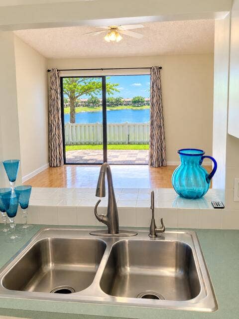 Lake View from kitchen