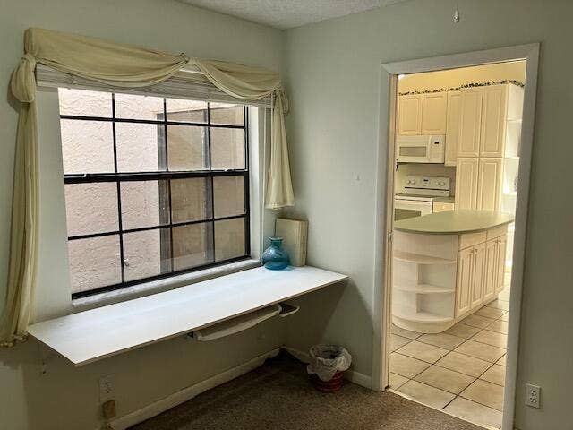 built in desk