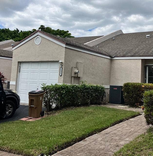 Attached Garage with remote