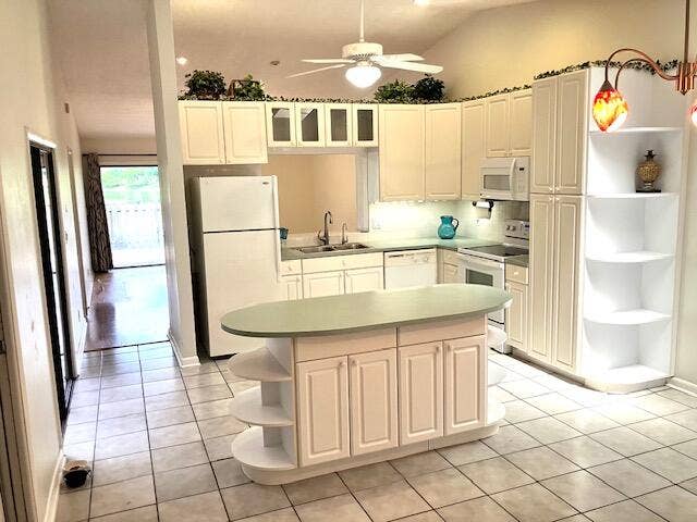 Lake view from kitchen