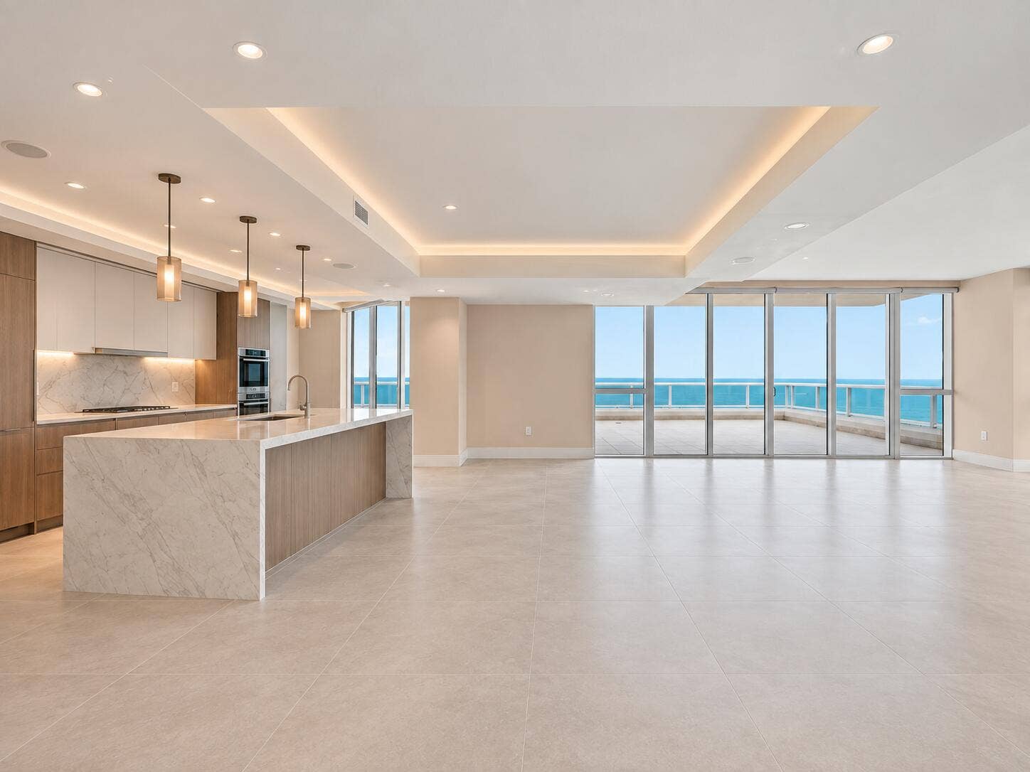 Luxury Oceanview Condo Interior