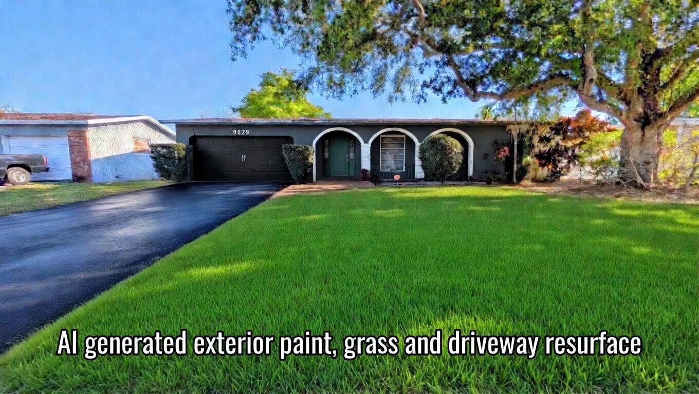8528 Windsor Drive, Miramar, FL 33025 Generated Exterior Front