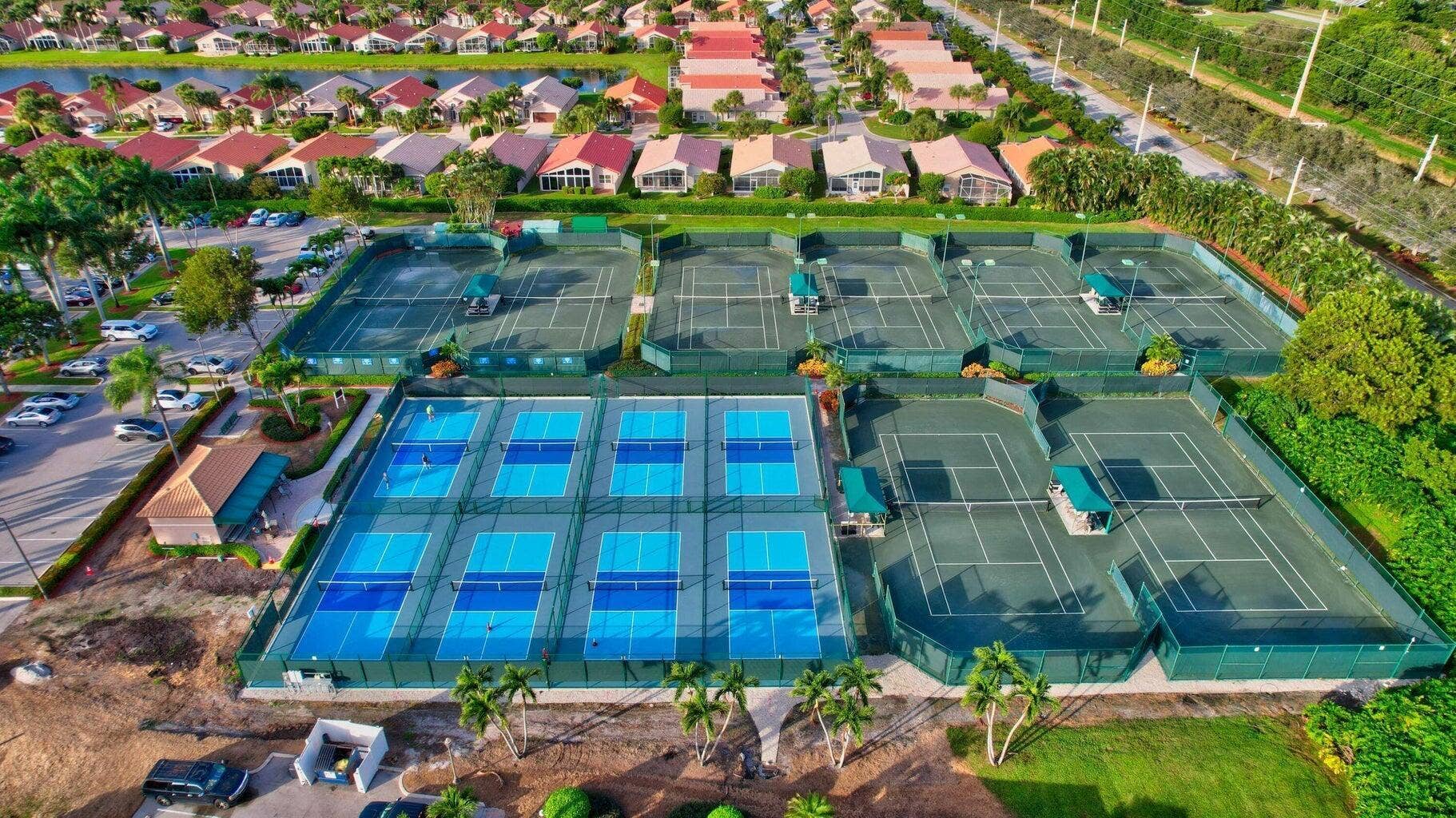 6802 Treves Way, Boynton Beach, FL 33437 Pickle Ball Courts & Tennis Courts