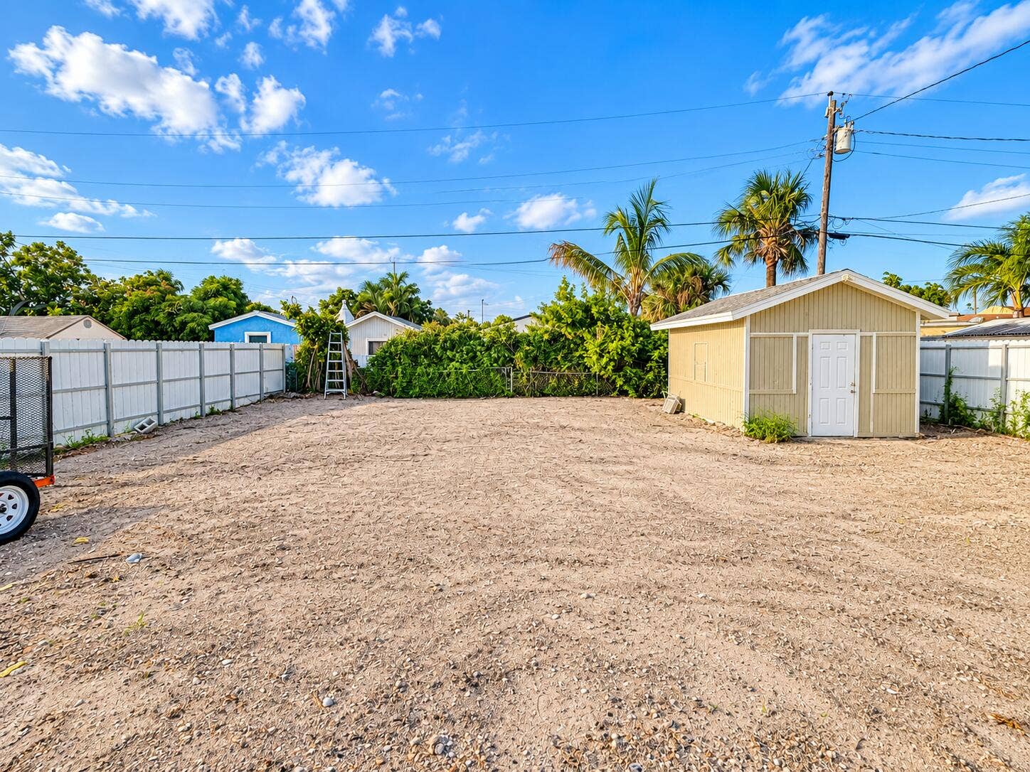 835 FERNWOOD Drive, West Palm Beach, West Palm Beach, FL 33405 Sunny Suburban Backyard Lot