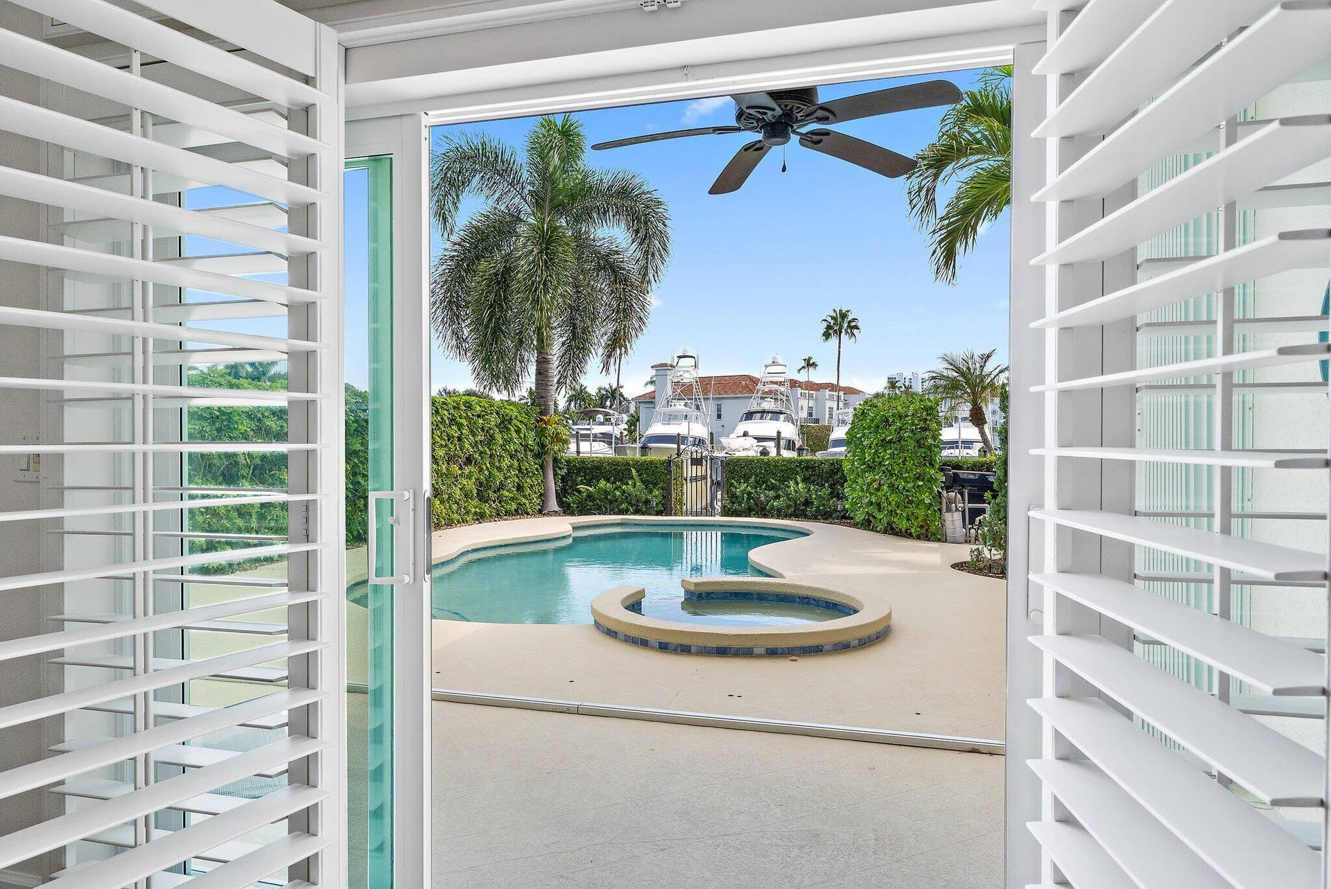 1412 HARBOUR POINT Drive, North Palm Beach, FL 33410 View from Primary BR