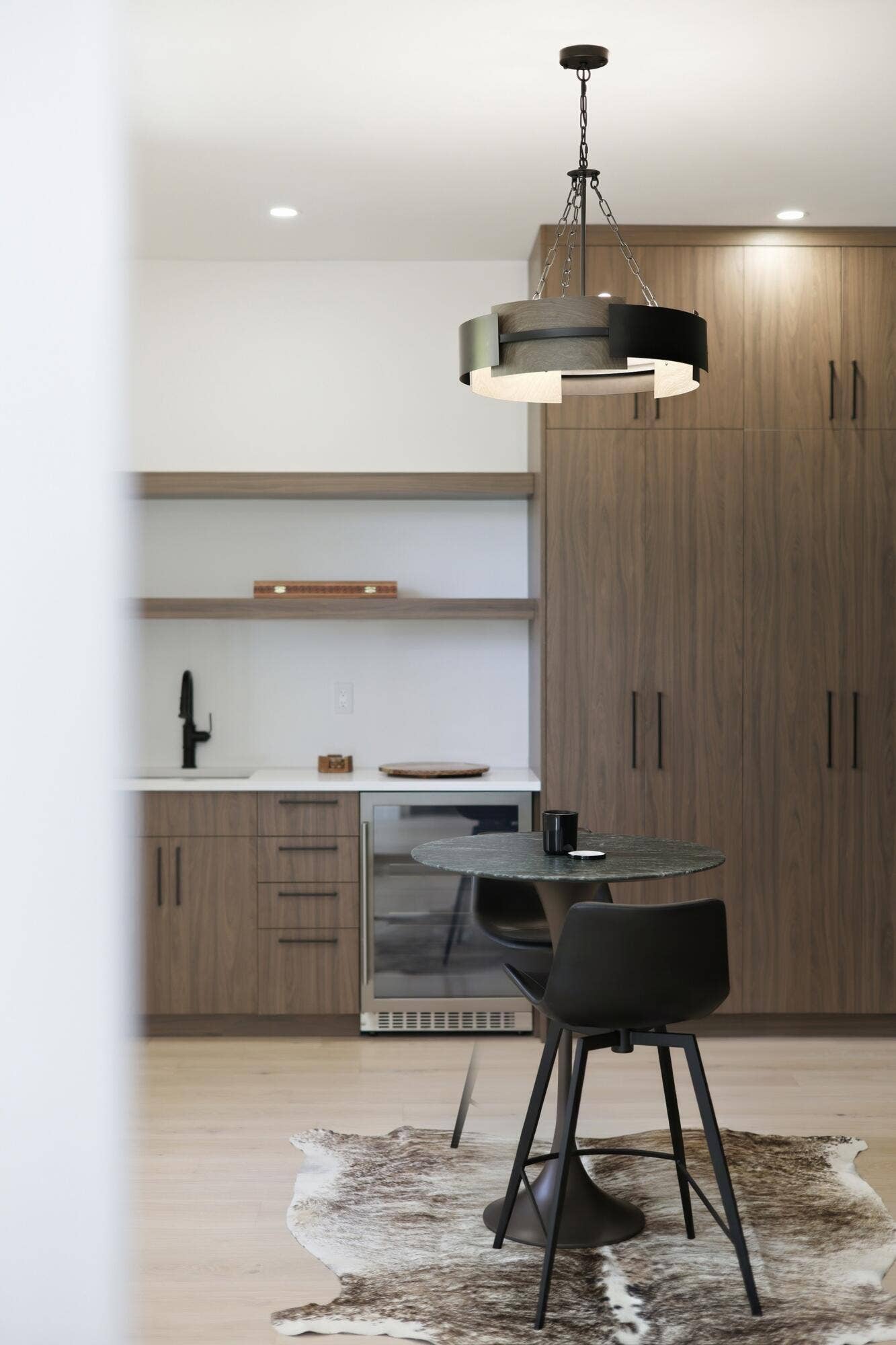 Kitchenette and custom closet