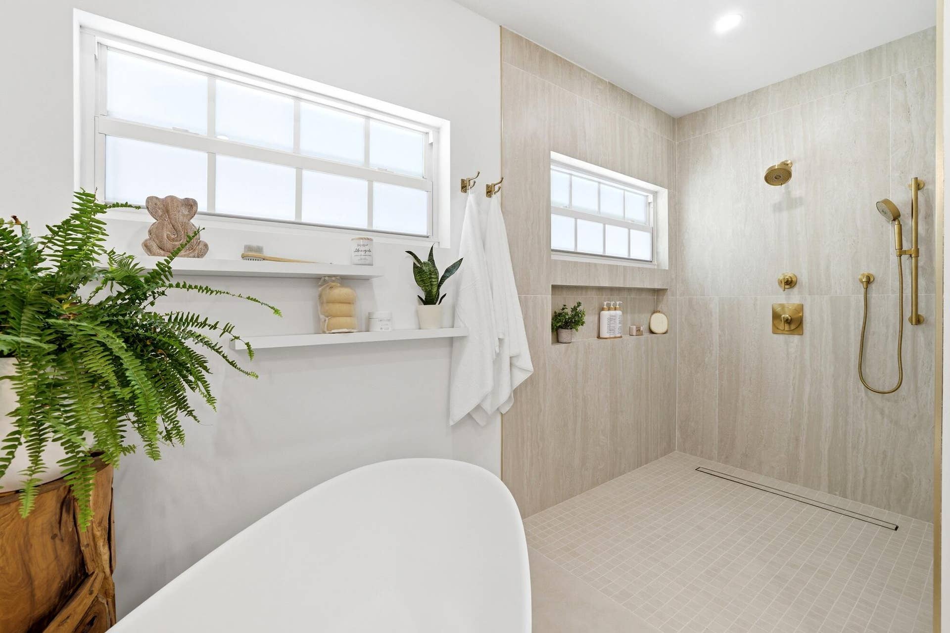 XL walk-in Primary shower